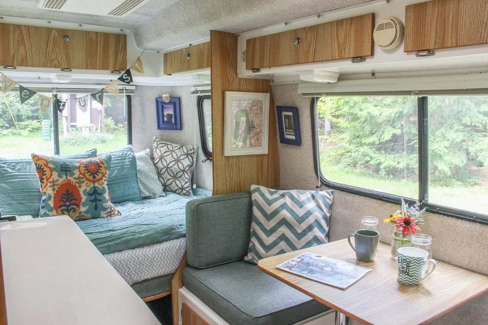 How to Hang Frames on Carpeted Walls of Casita Travel Trailer