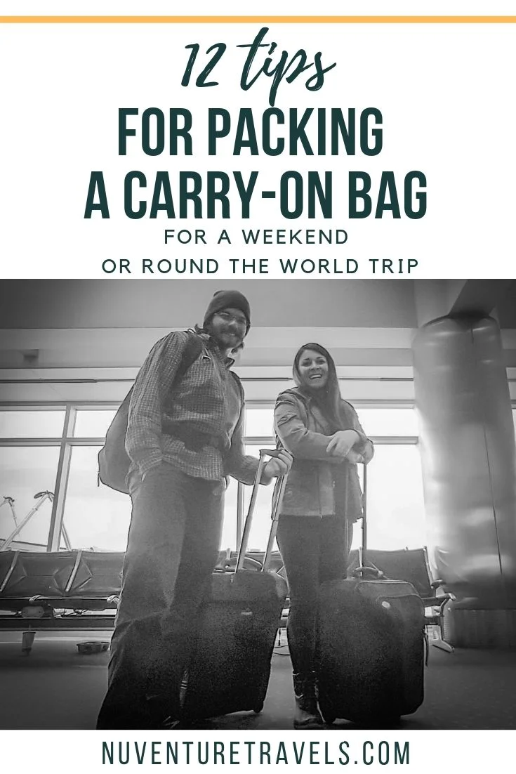 12 Tips to Pack Lighter in Carry on Bag for Weekend of Around the World Trip.jpg