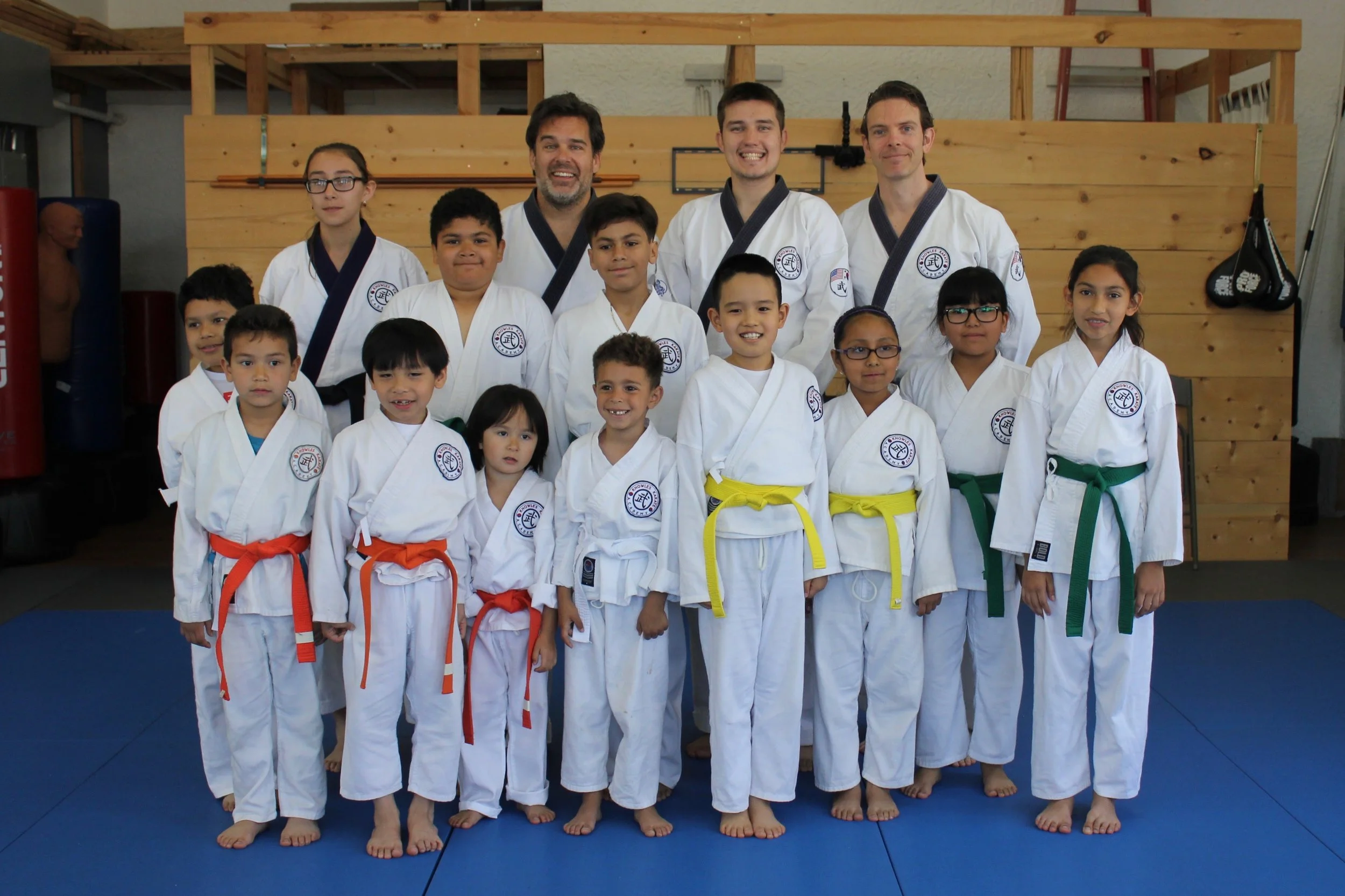 A photo-op after our April Kids Gup Test!