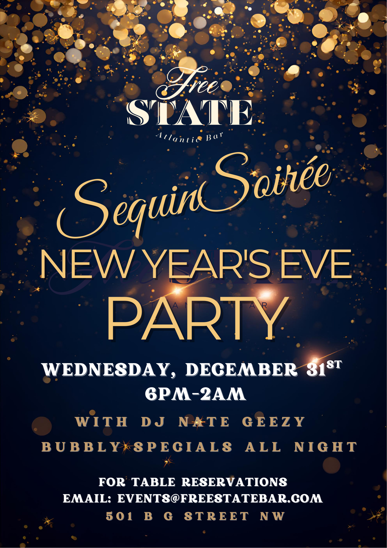 Sequin Soirée NYE Party