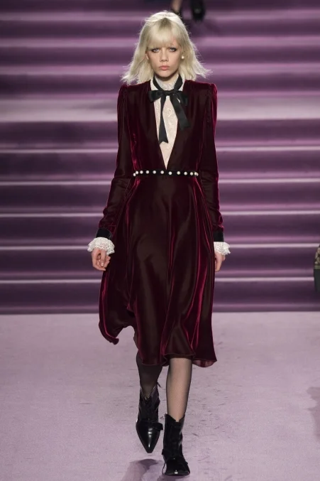 Velvet dress by Philosophy di Lorenzo Serafini 