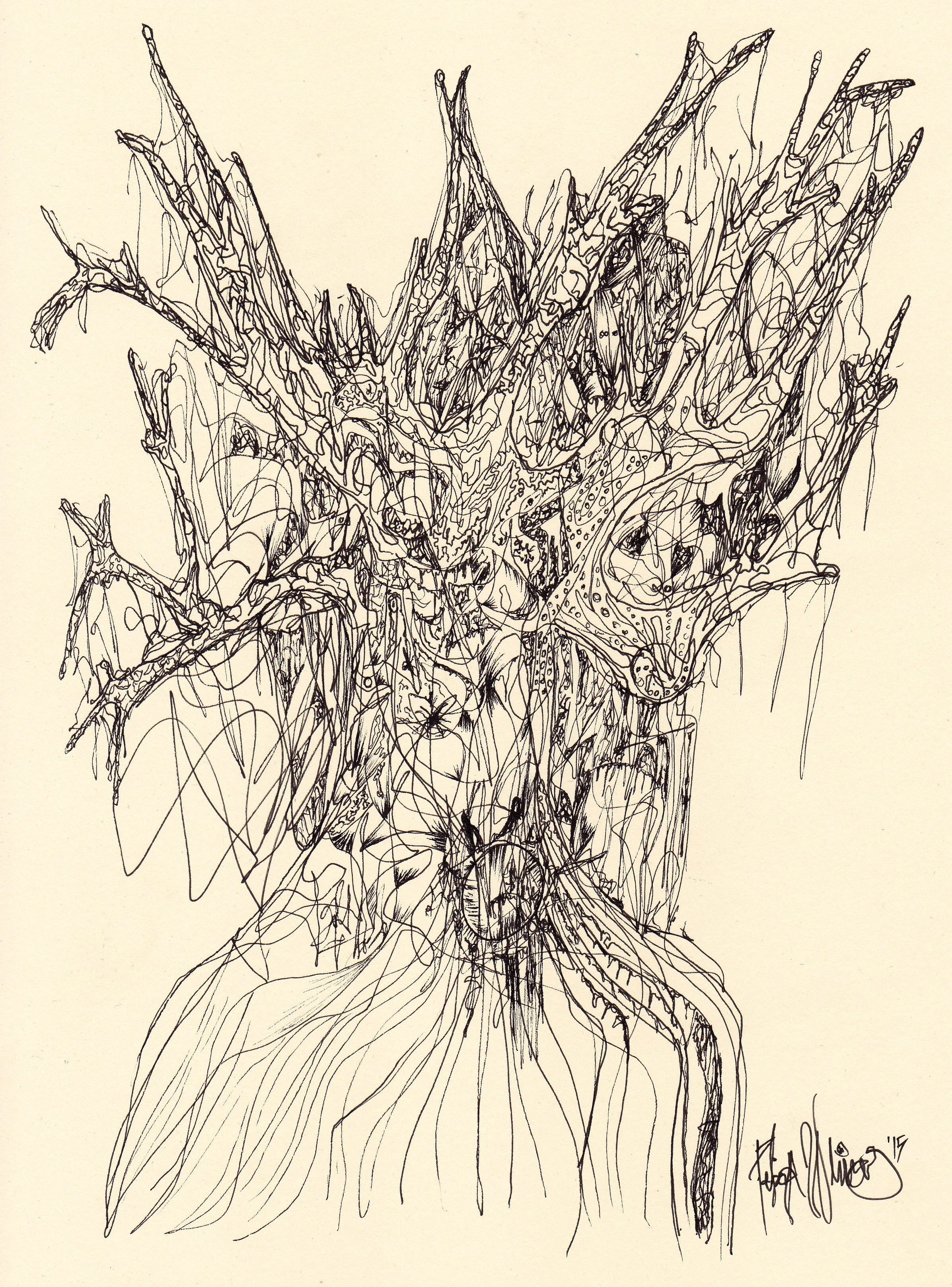 Tree. 8.5x11 inches