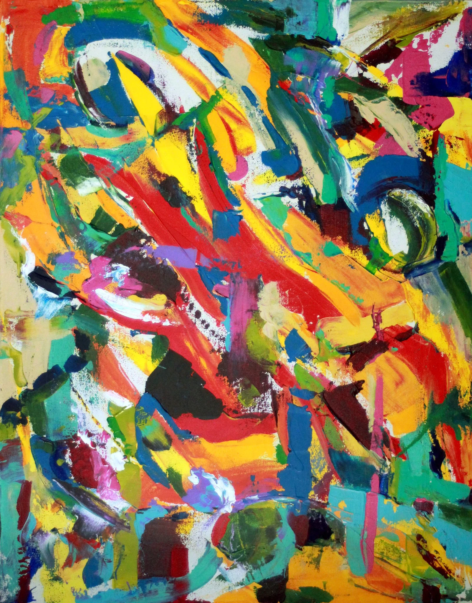Abstract Painting, 2011. Acrylic on canvas.