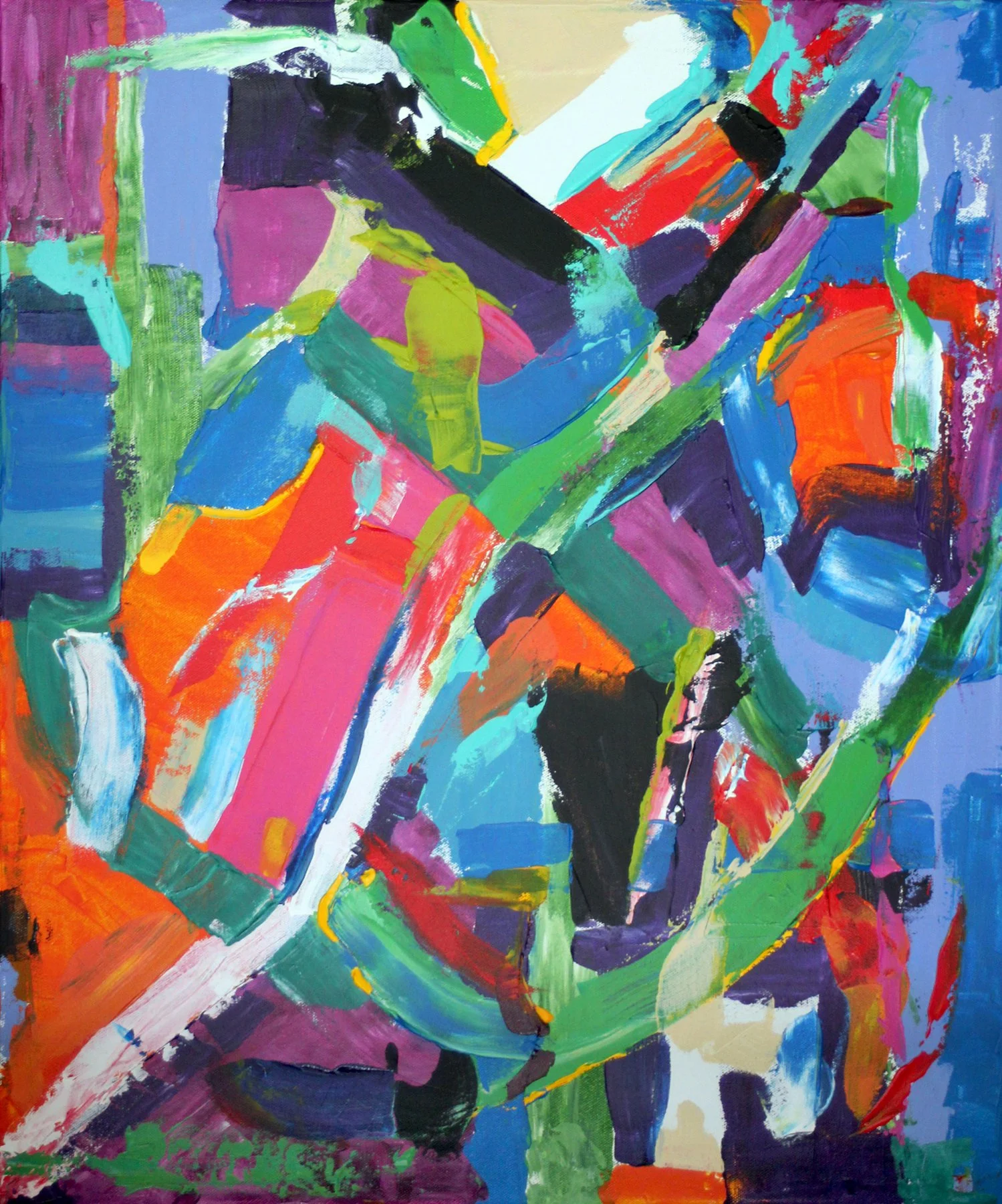 Abstract Painting, 2011. Acrylic on canvas.