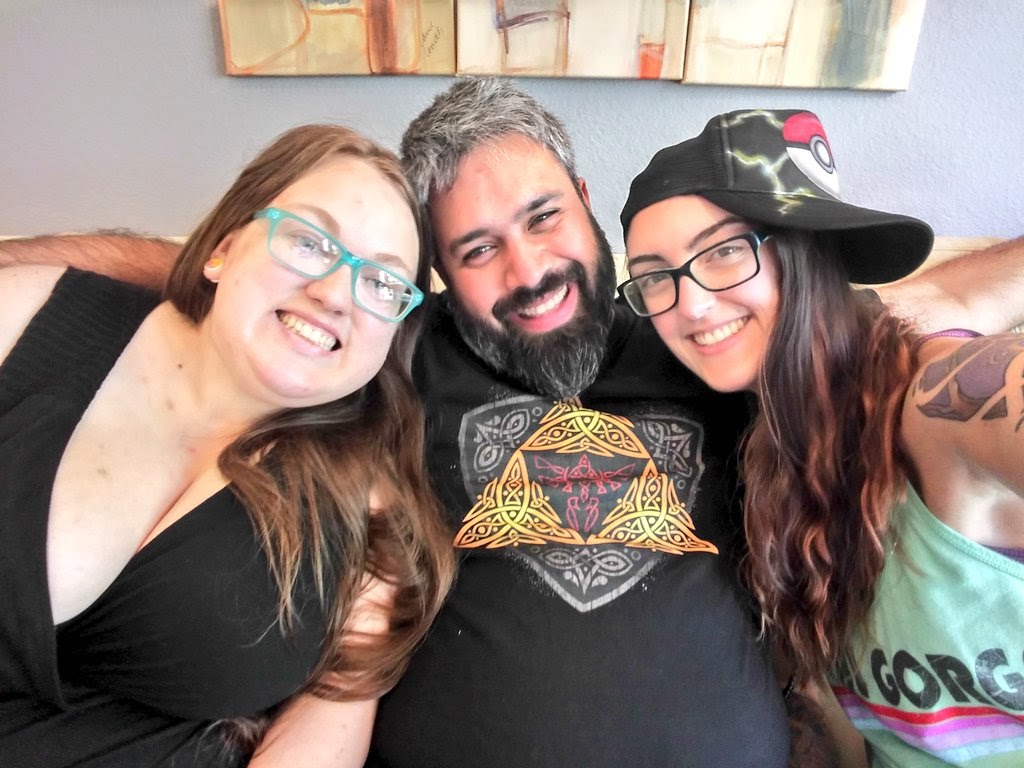 Fwa, Molten, and Me at the beginning of the weekend.