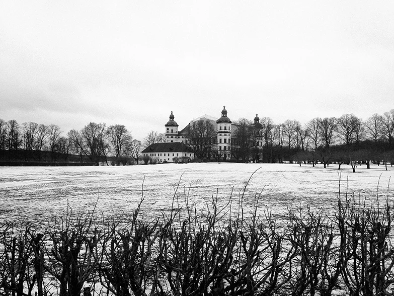 Even in winter the countryside is gorgeous. There's a stark, quiet beauty to it (I love black and white film, and those things go hand in hand!)