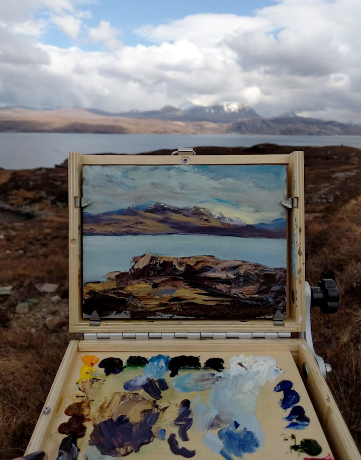 127. My Experiences with Pochade Boxes for Oil Painting - Plein air in  Scotland — Sarah Burns - Scotland Art