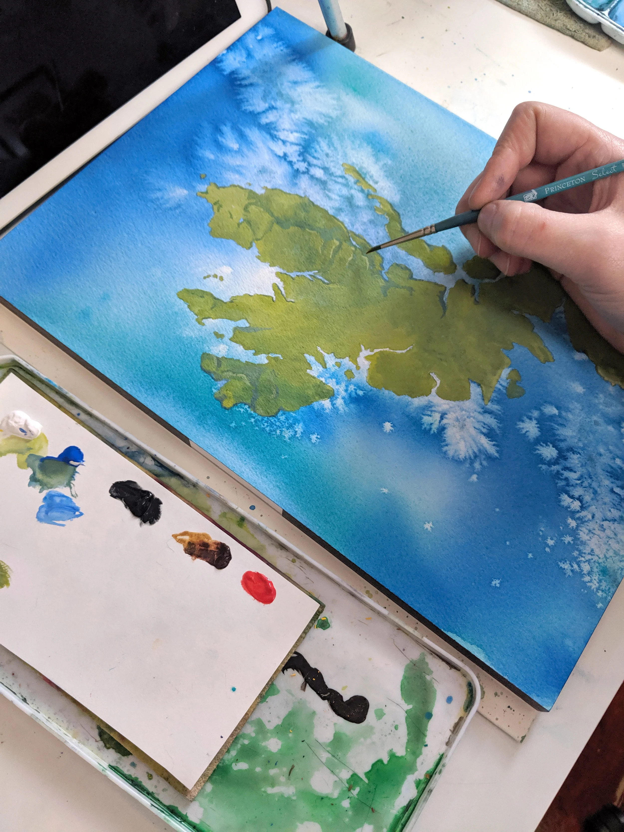 137. Hand-Painted Maps - First Scotland, then the World!