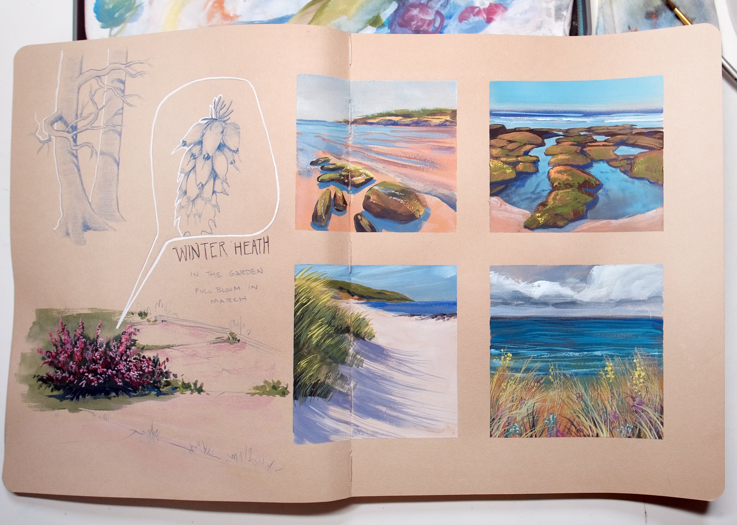 Landscape sketches by Sarah Burns — Sarah Burns - Scotland Art