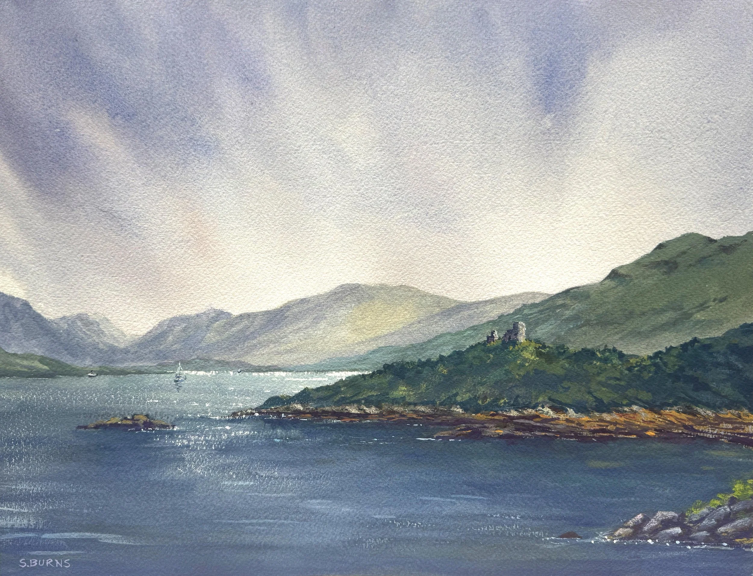 Castle Moil Plein Air Study