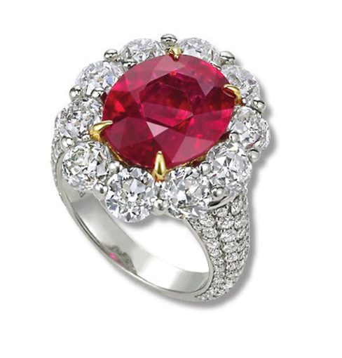 Important Ruby and Diamond Ring