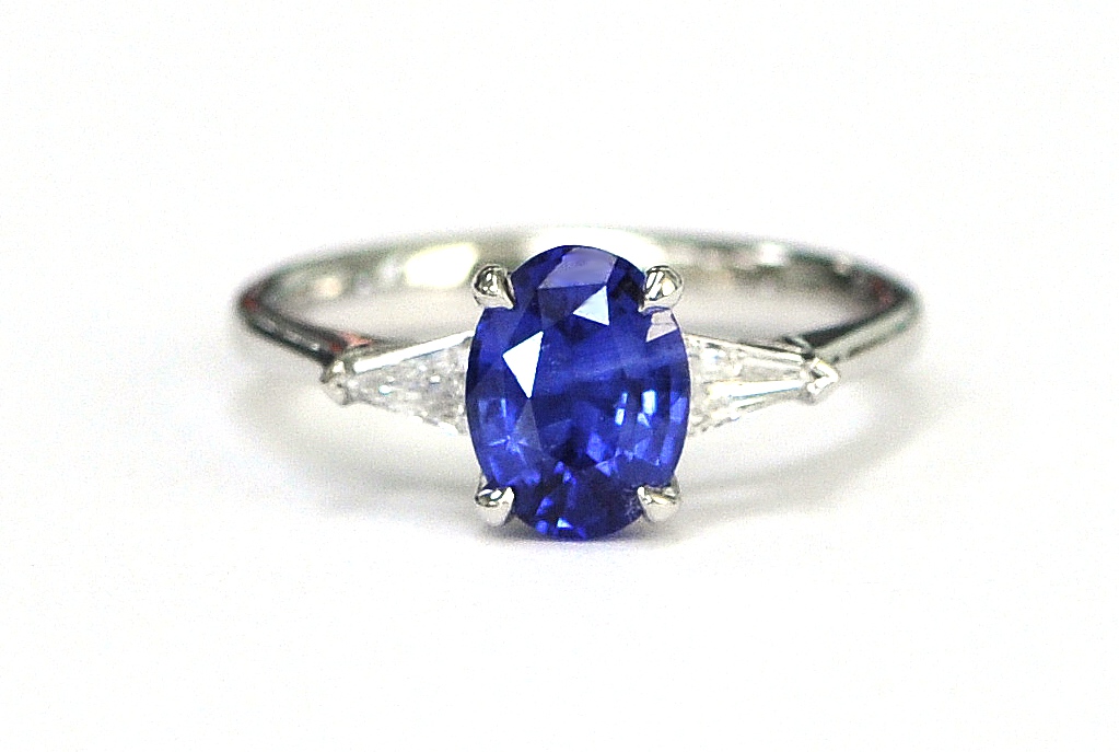 Sapphire & Diamond Ring