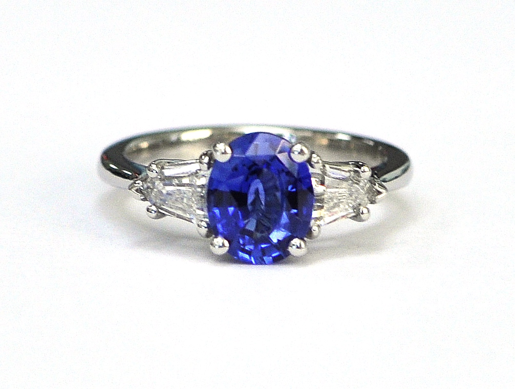 Sapphire & Diamond Ring