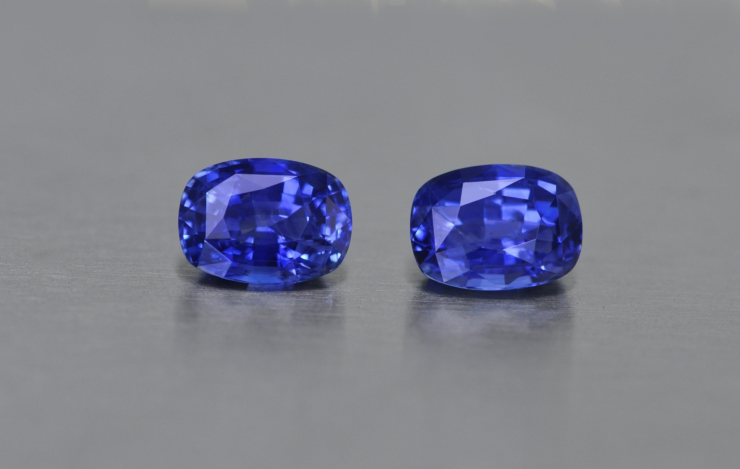 6.92ct Pair Sapphires