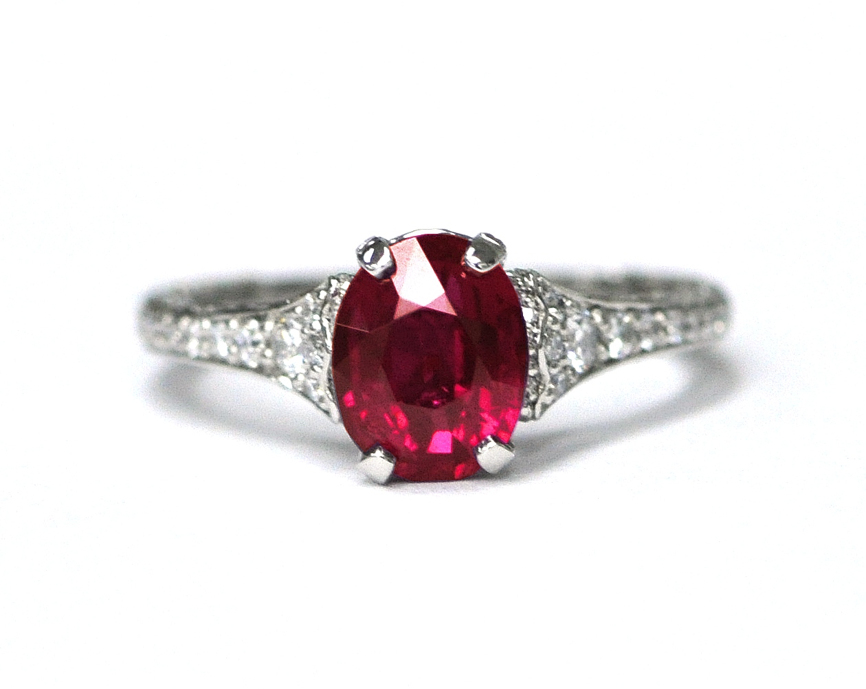 2ct Ruby & Diamond Ring