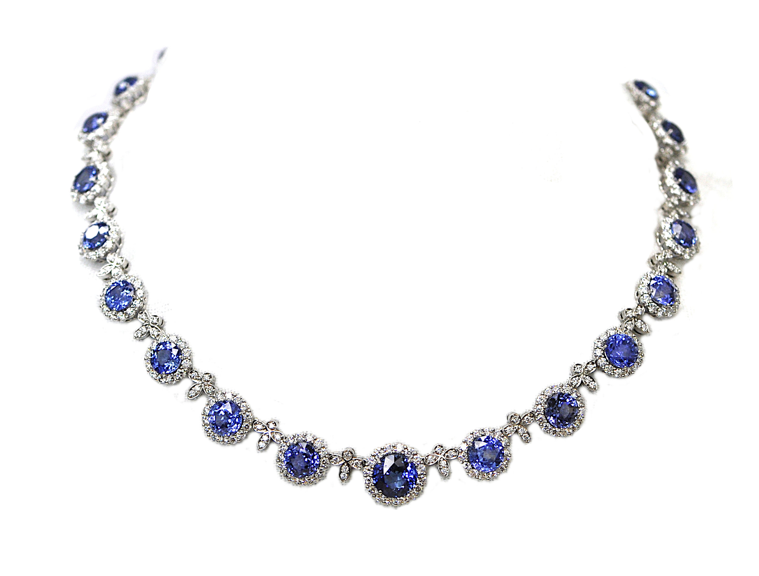 Unheated Sapphire Necklace