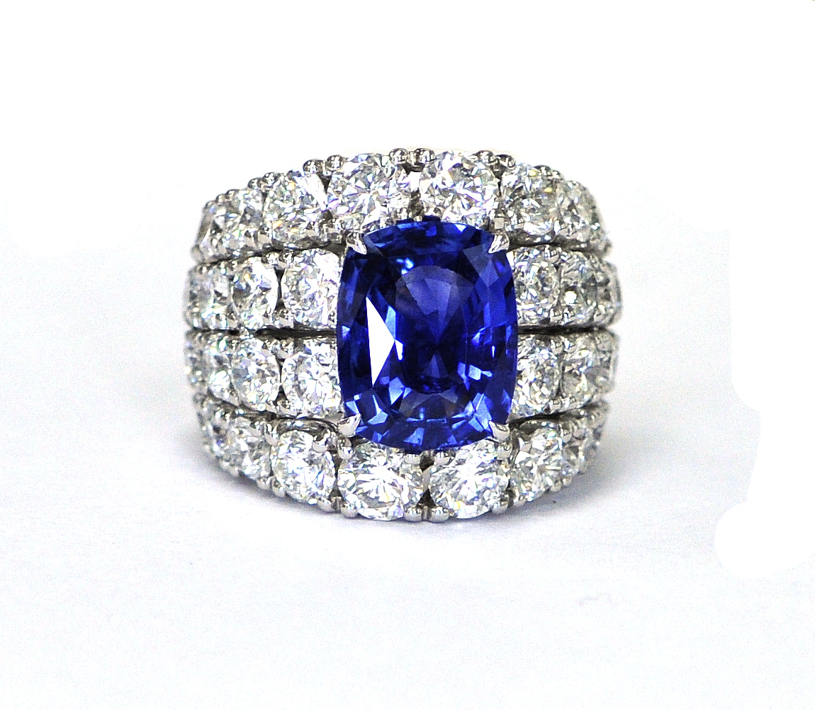 5.87ct Sapphire Ring