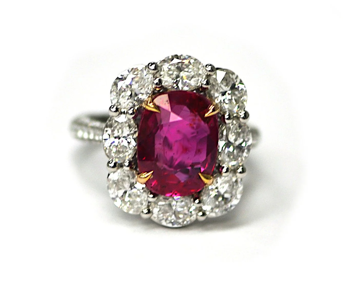 6ct Unheated Ruby Ring