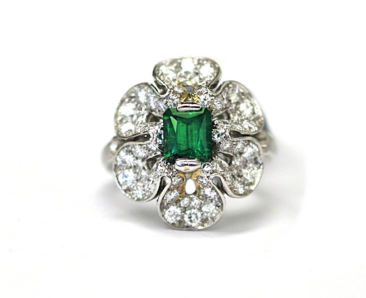 1ct Estate Emerald Ring