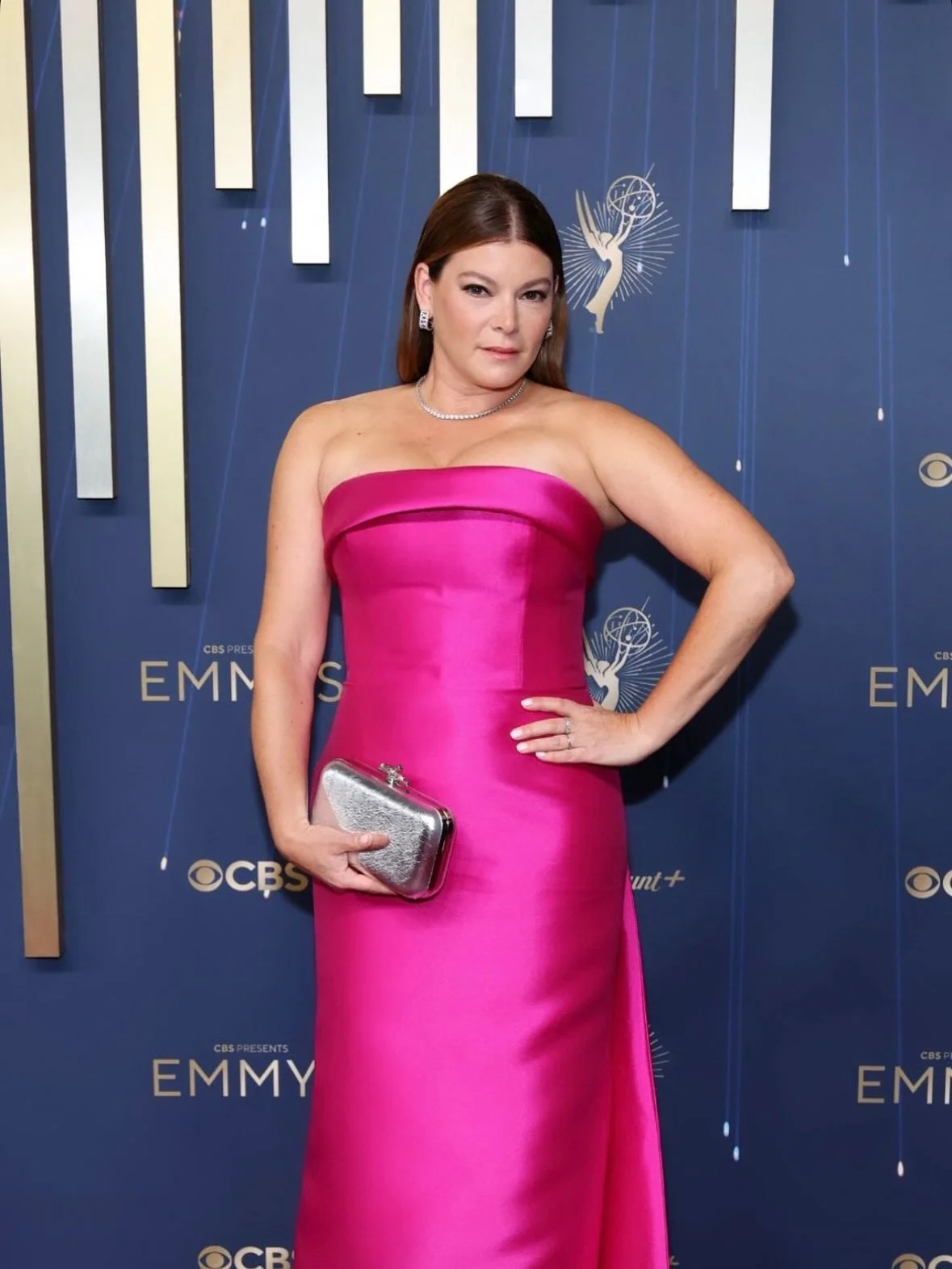 Gail Simmons at the 77th Emmy Awards @televisionacad @bravotopchef ⭐️⭐️⭐️

Makeup @christina__spina 
Hair @hollymillshair 
Styling @charlotterose_style