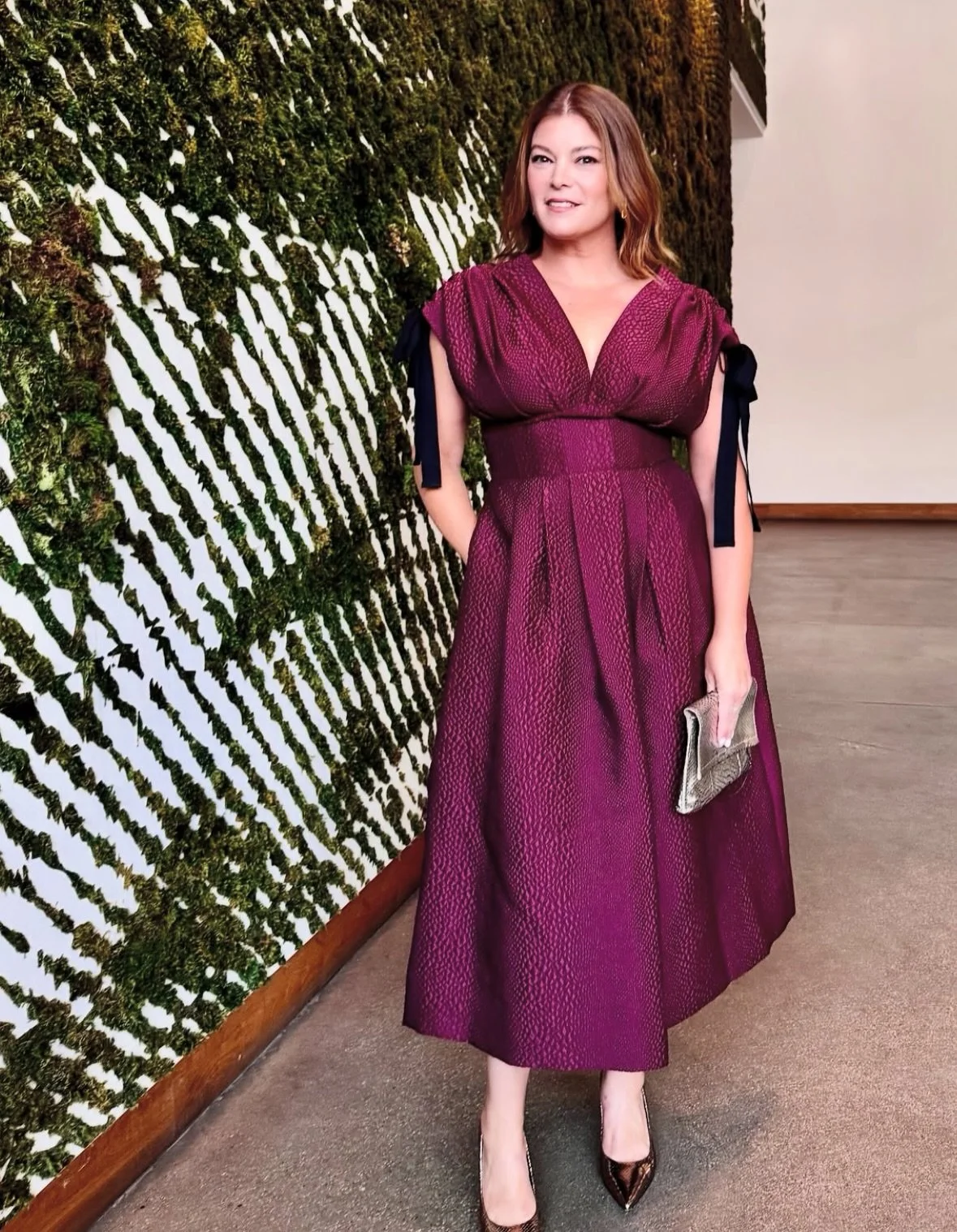 Gorgeous Gail Simmons at the @baftaus Tea Party last weekend &hearts;️💜&hearts;️

HMU @christina__spina 
Styling @charlotterose_style