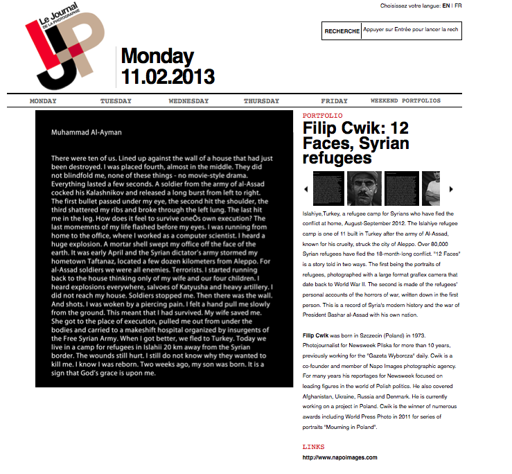 LE JOURNAL DE LA PHOTOGRAPHY 02/2013