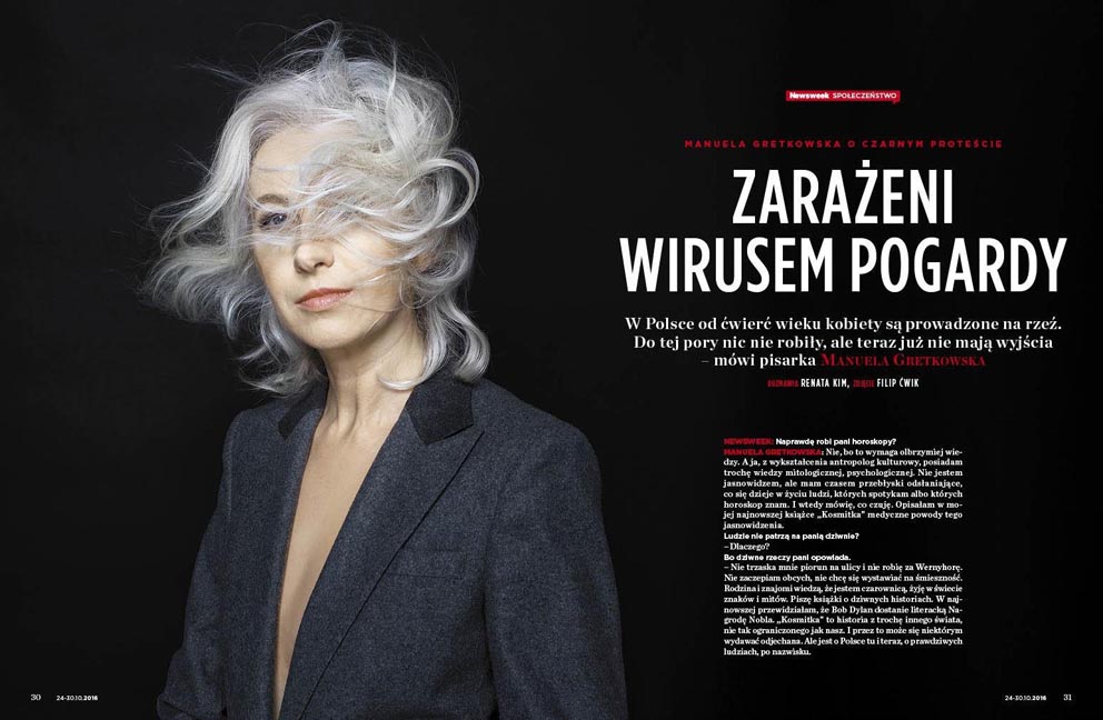MANUELA GRETKOWSKA FOR NEWSWEEK POLSKA 44 /2016
