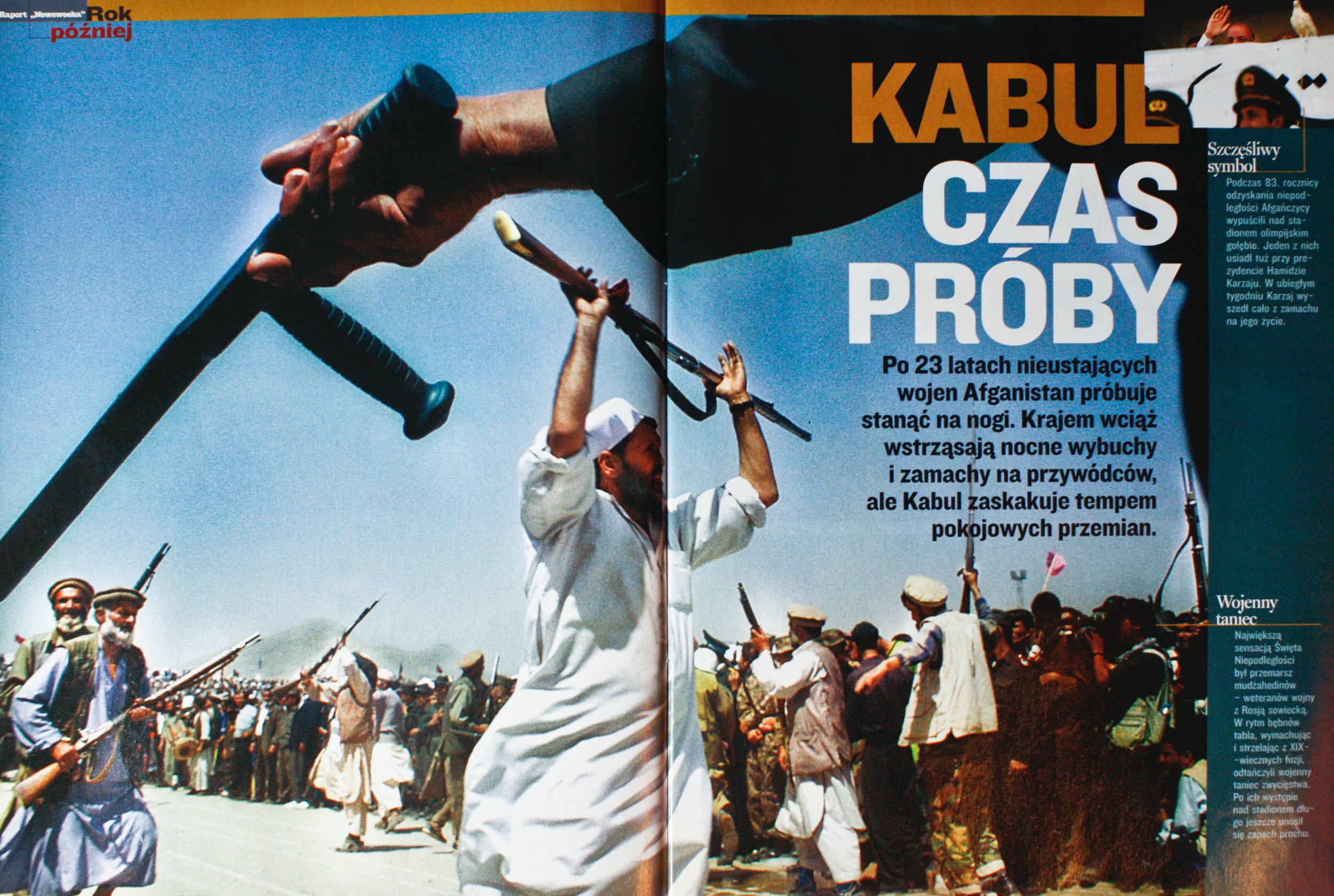 NEWSWEEK 2001 KABUL - THE TIME OF TRIAL