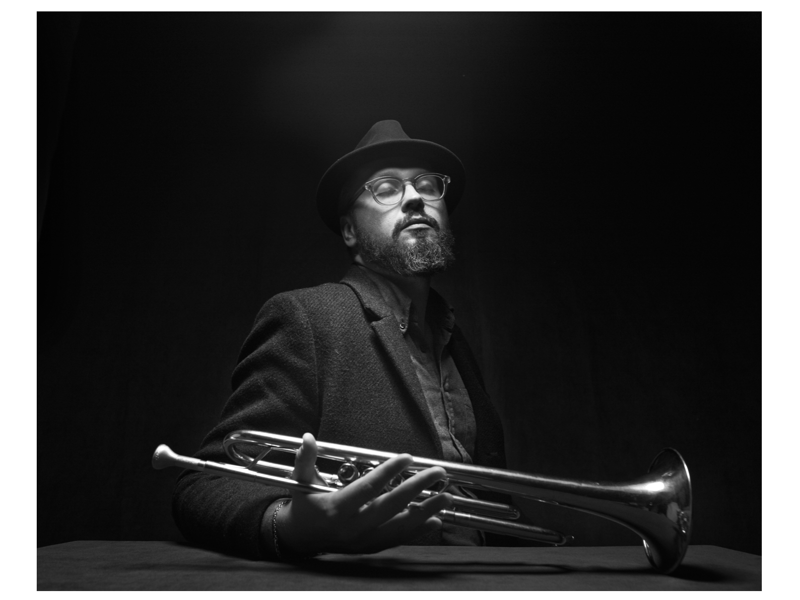 Image session of Tomasz Dąbrowski - jazz trumpeter / 2019