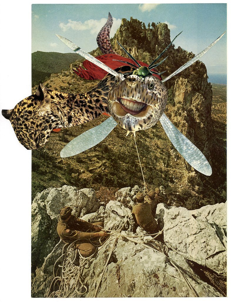 collage, paper, 25,4 x 19,5 cm,  2021