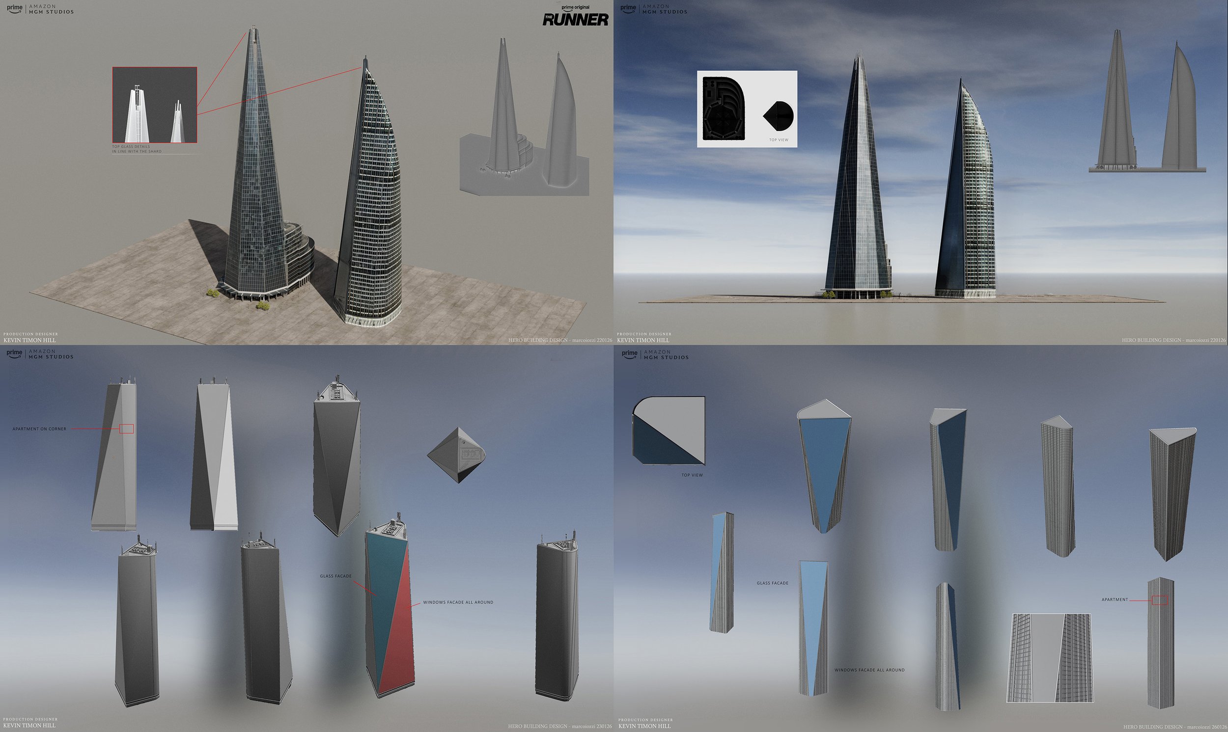 The Runner amazon architectural design, skyscraper