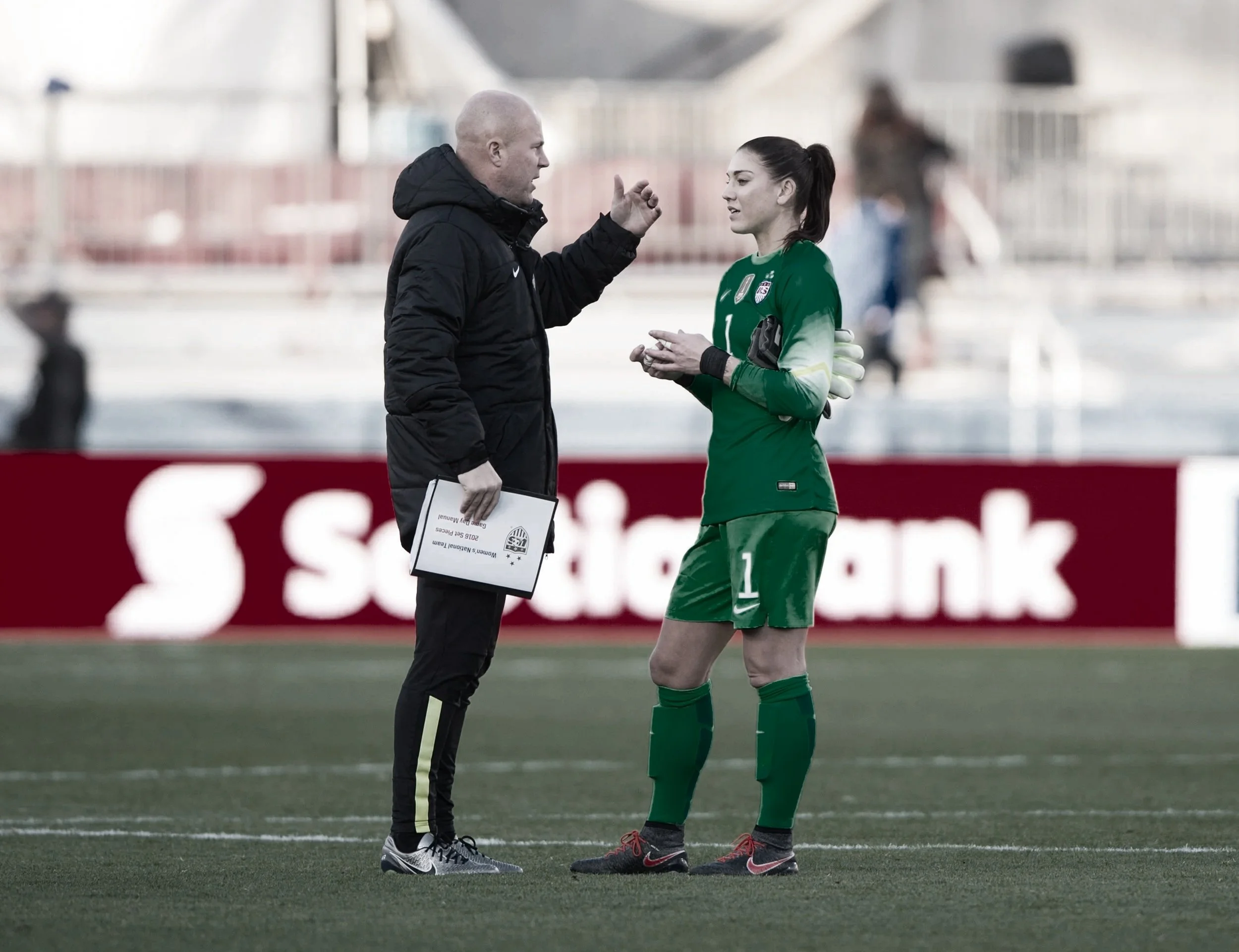 Graeme Abel and Hope Solo talk following the USWNT Concacaf Qualifying game vs. Mexico.