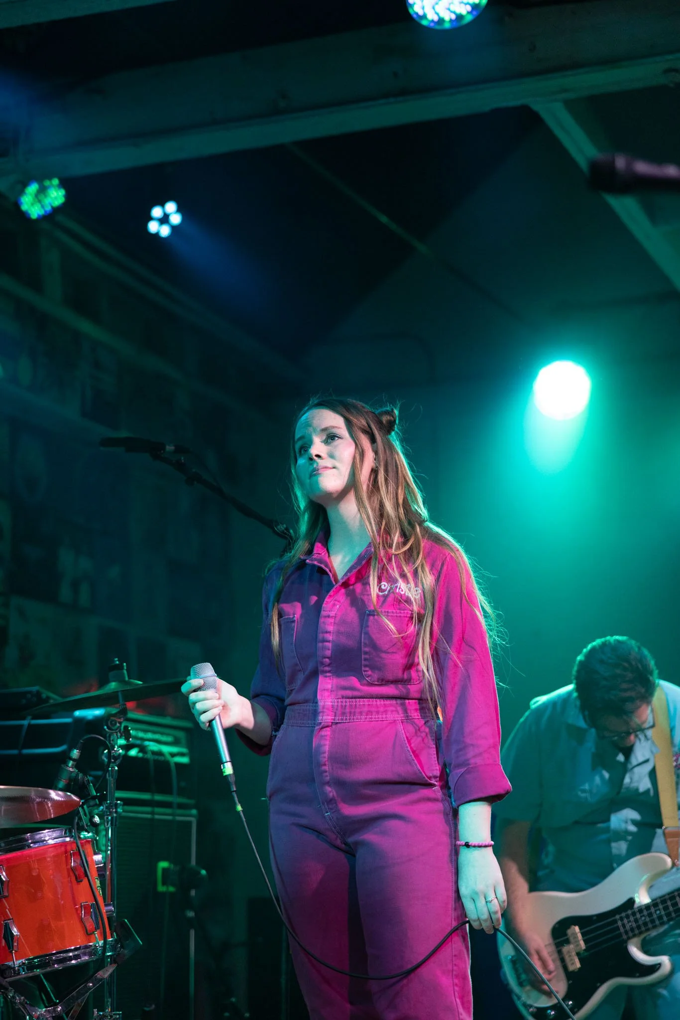 live photo of the singer of Family Obligations playing a show at Art Boutiki for their online presence | Nik Bartunek