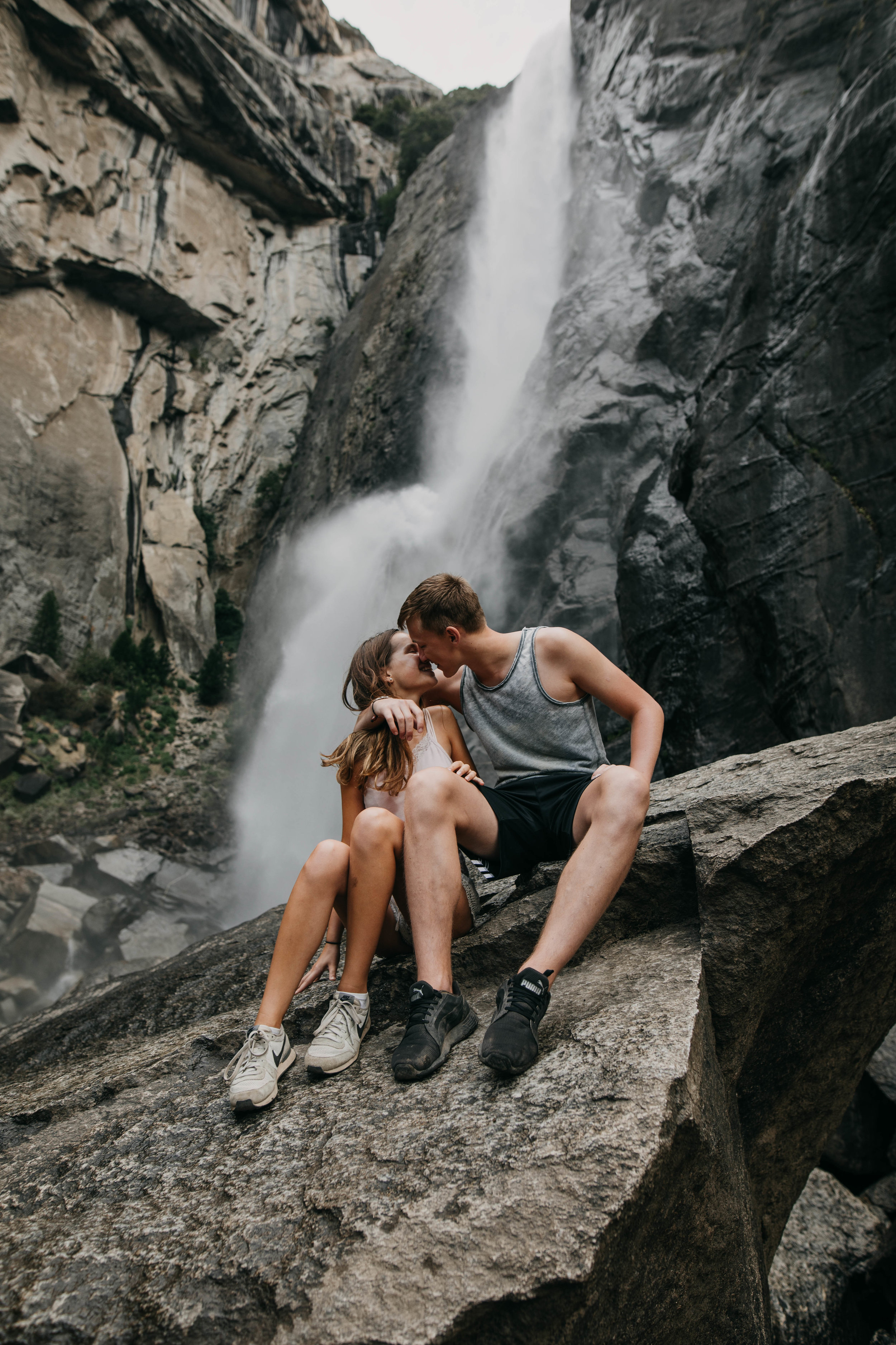 Couples Photography at Yosemite Falls