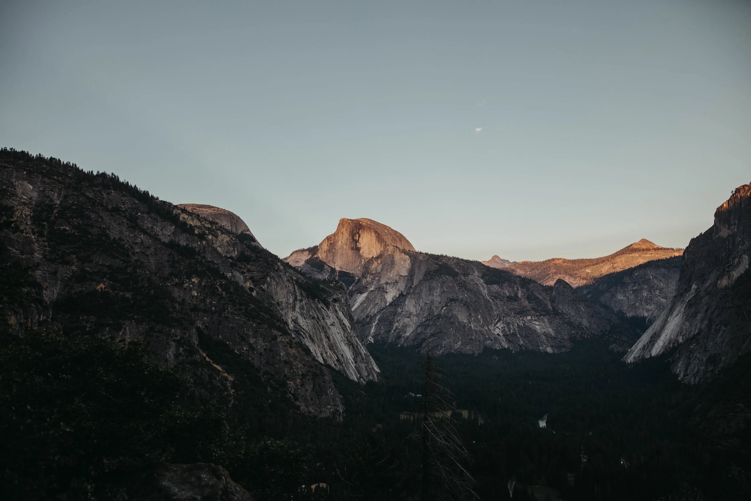 Sunset on Half Dome