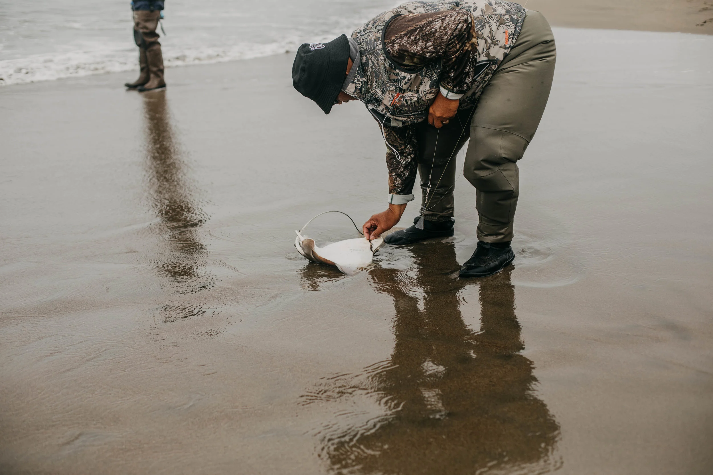 Fishing Photography Baker Beach