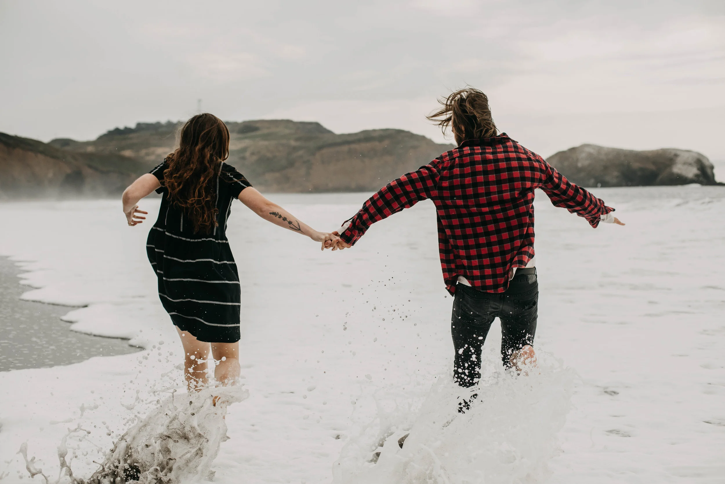 Rodeo Beach San Francisco Couple Photos