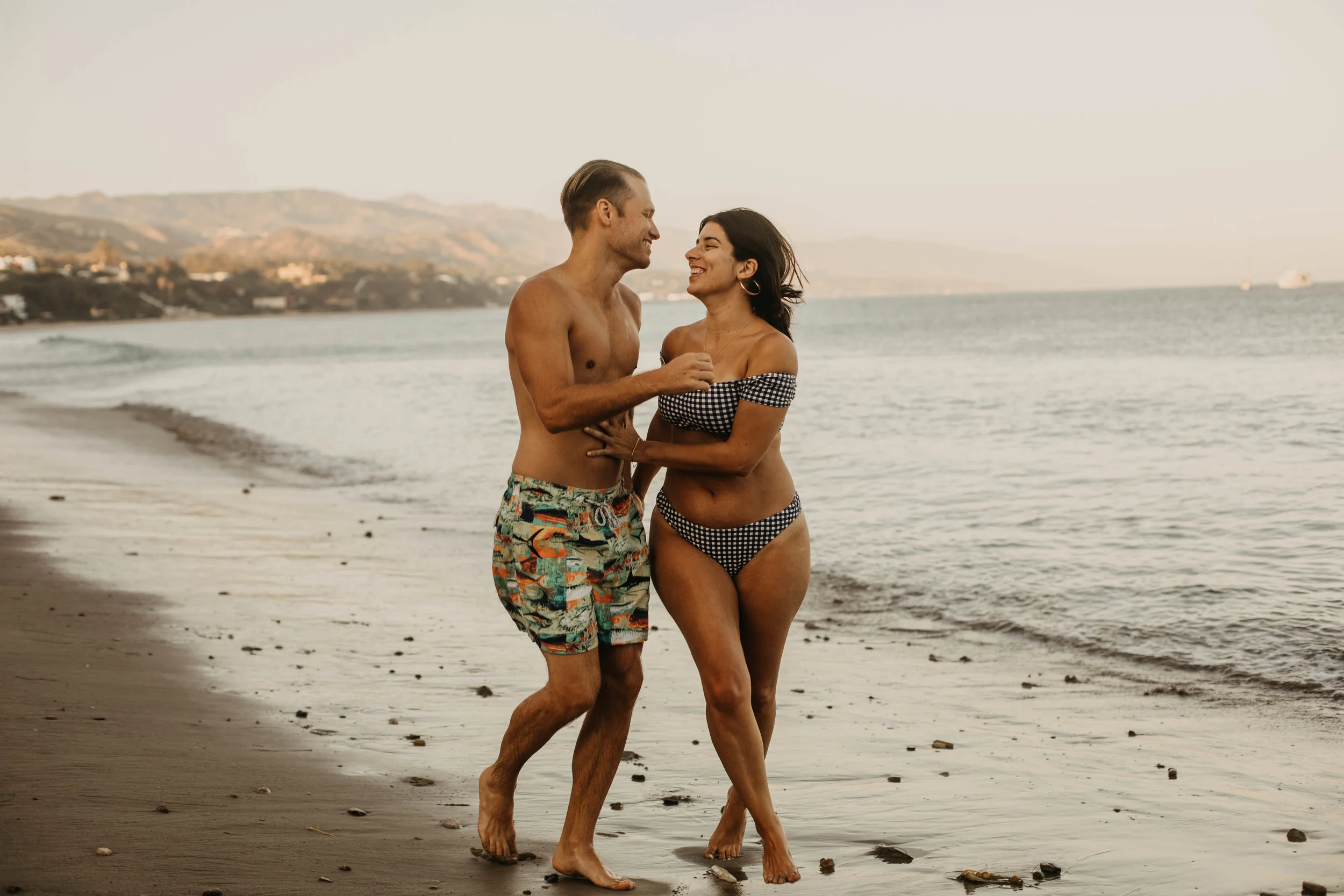 Malibu Beach Couple Photos