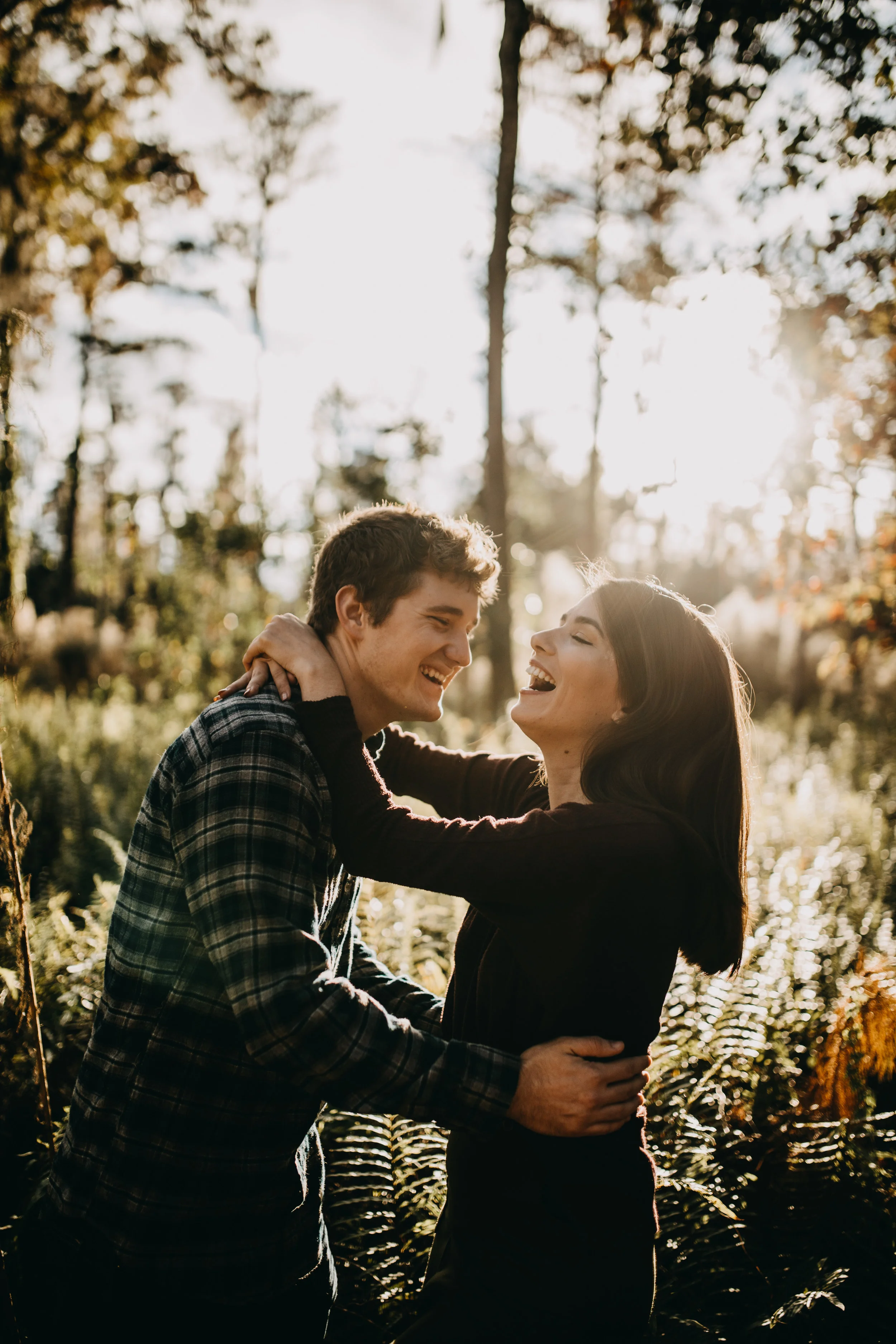Warm Tropical Disney couple photos in Orlando Florida