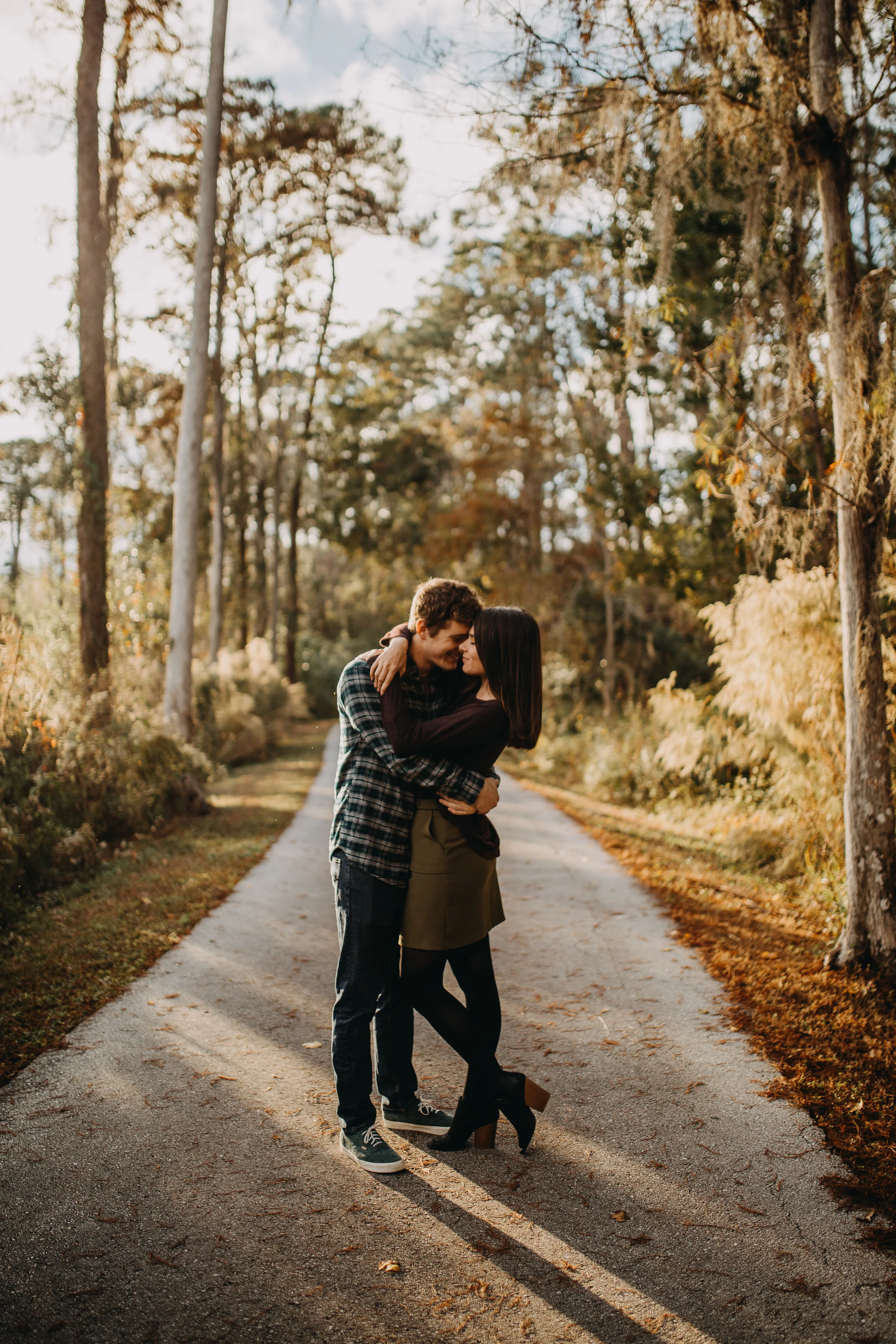 Warm Tropical Disney couple photos in Orlando Florida