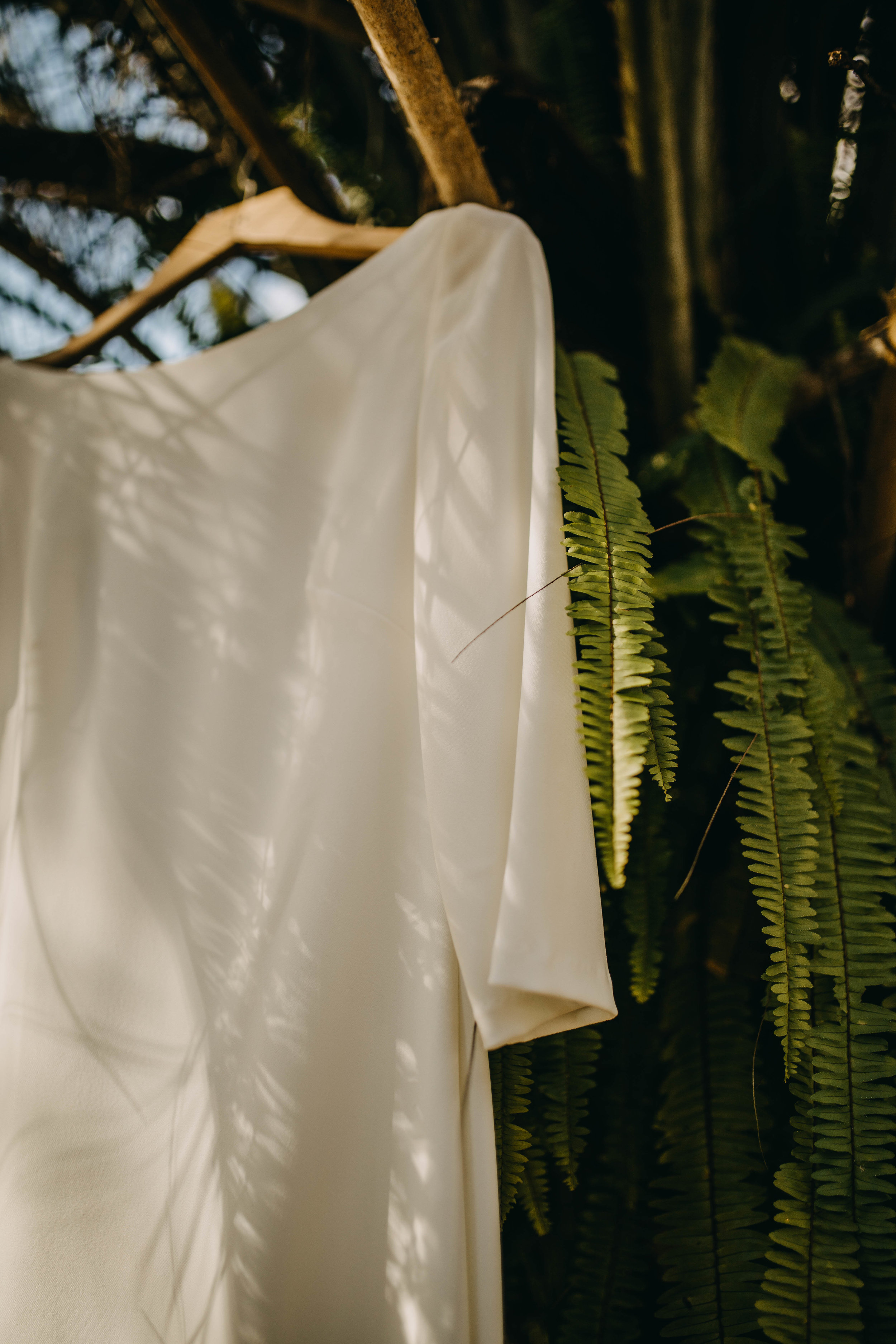 BHLDN Dress | American Traditional Tattoo Themed Eco Friendly Dark Florida Wedding