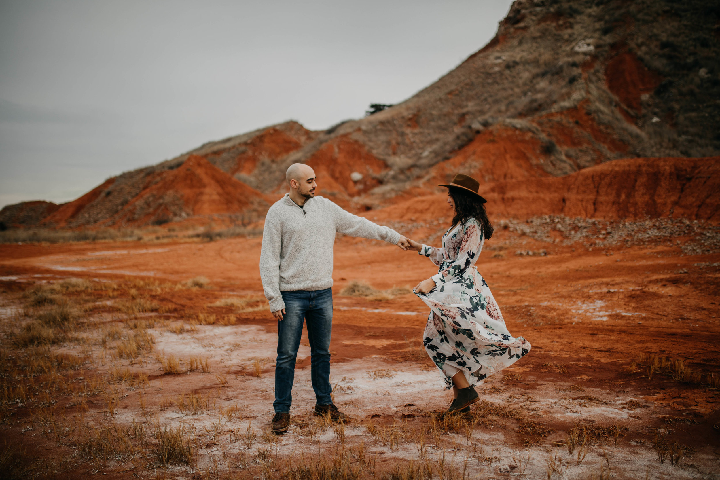 Gloss Mountain Oklahoma Engagement Photos