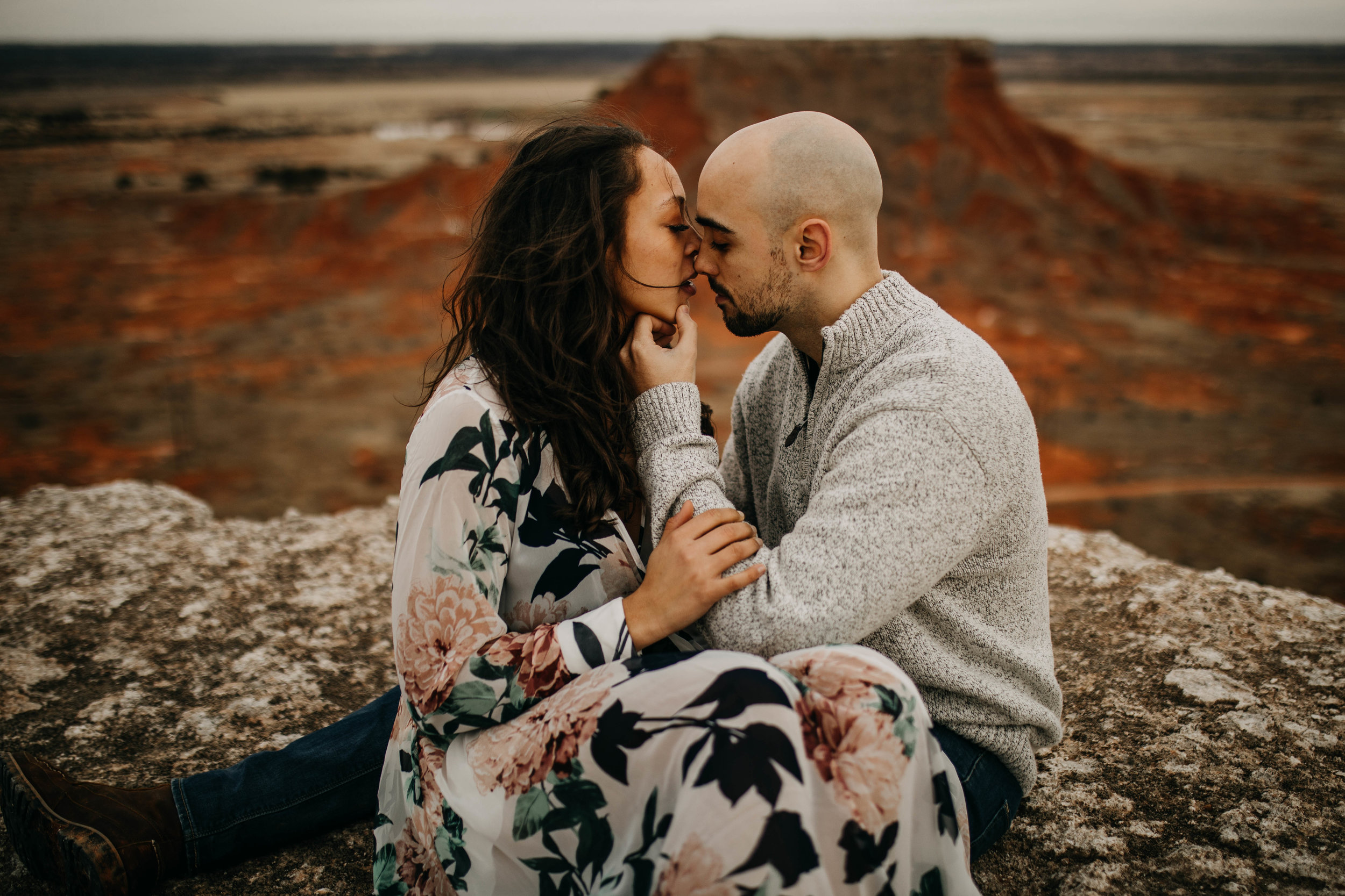 Gloss Mountain Oklahoma Engagement Photos