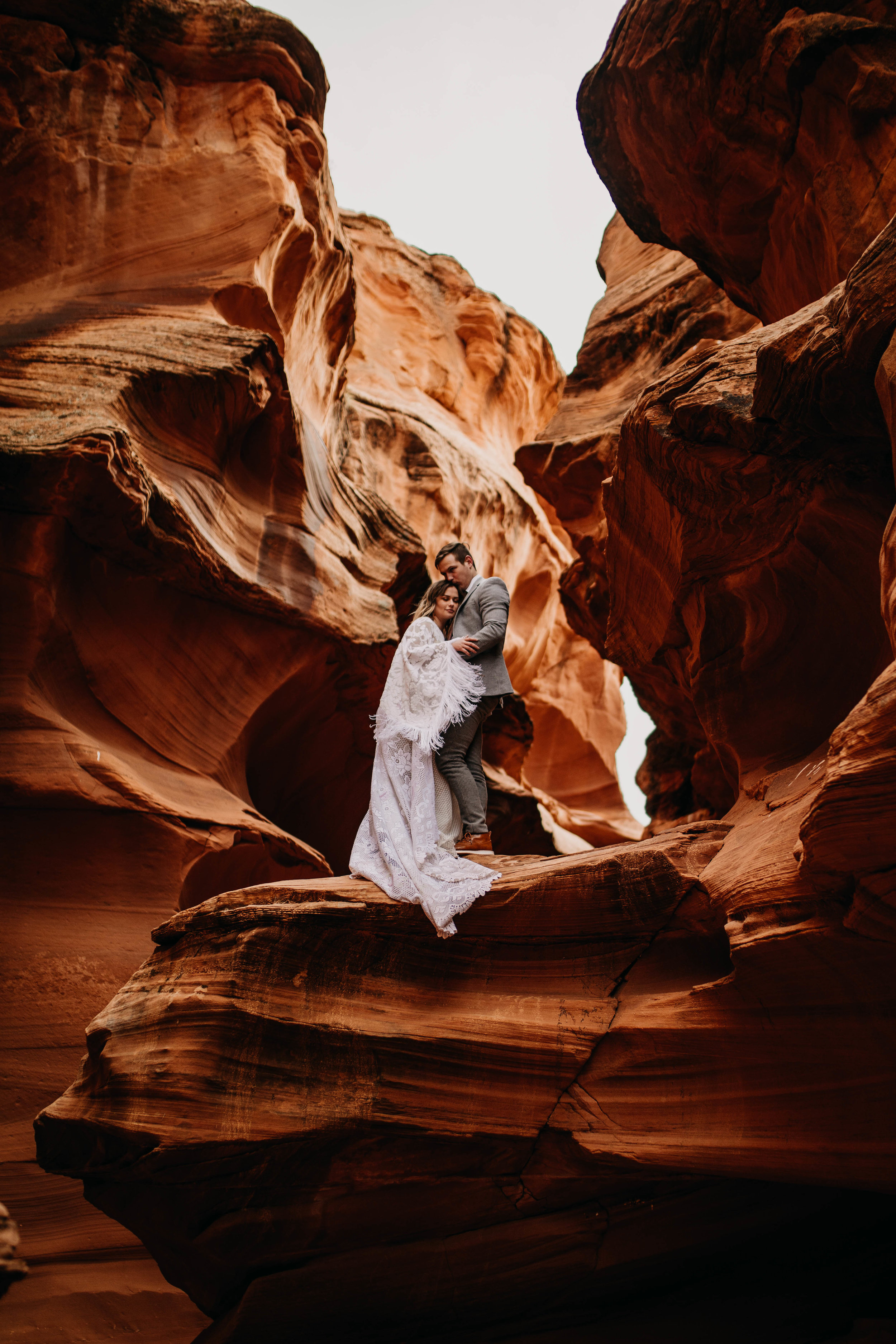 Arizona Desert Slot Canyon Elopement