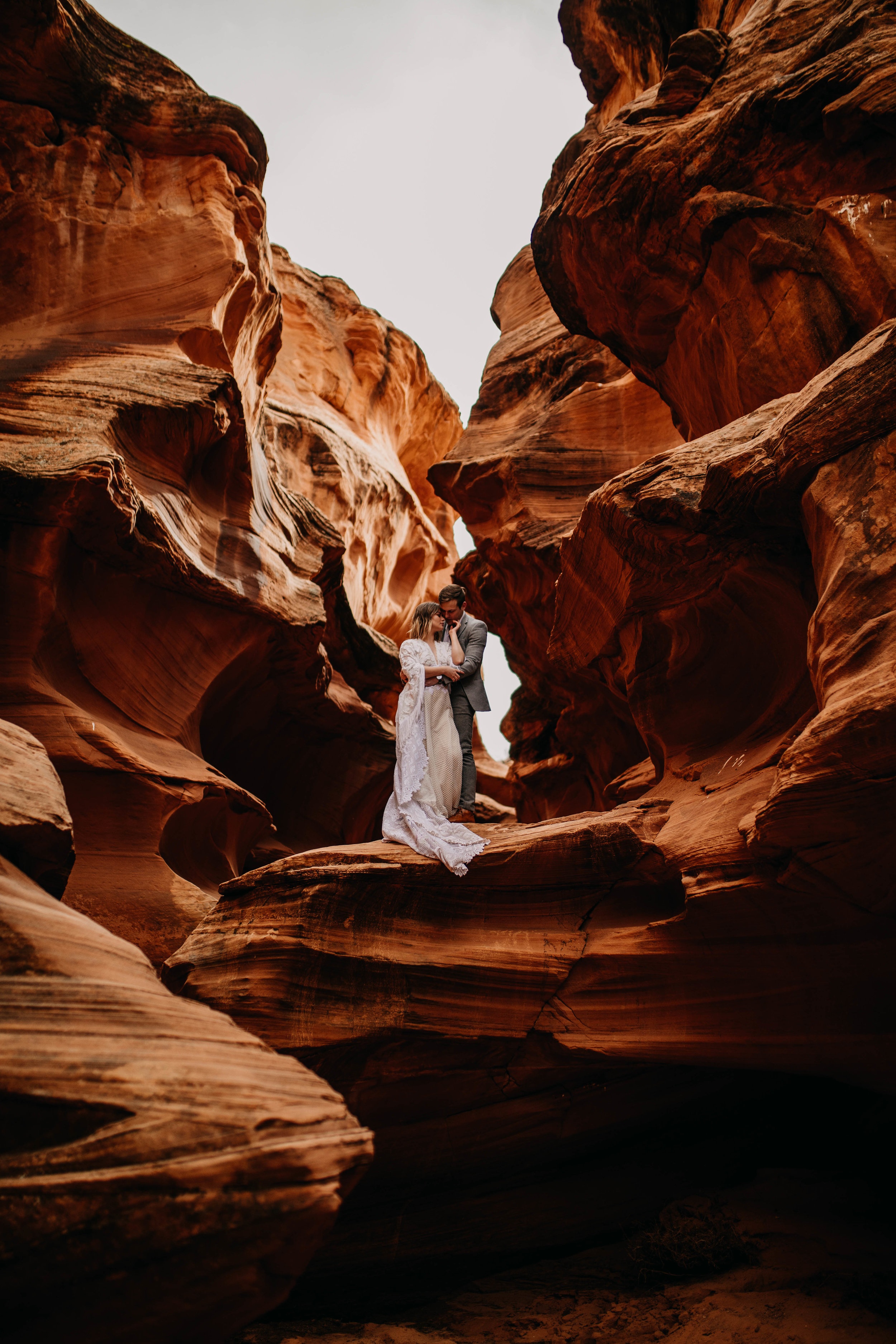 Arizona Desert Slot Canyon Elopement