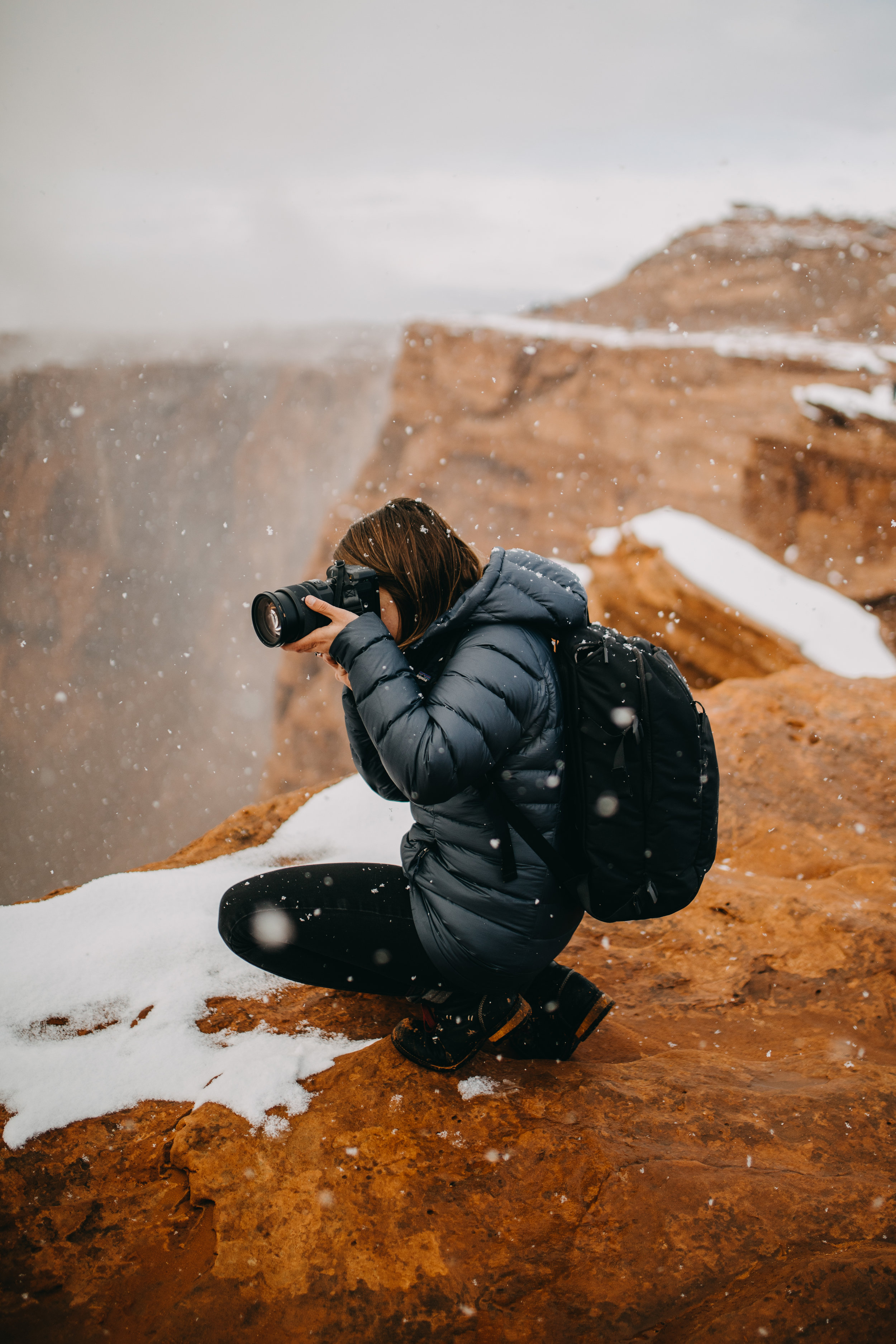 Pictures of Snowfall at Horseshoe Bend