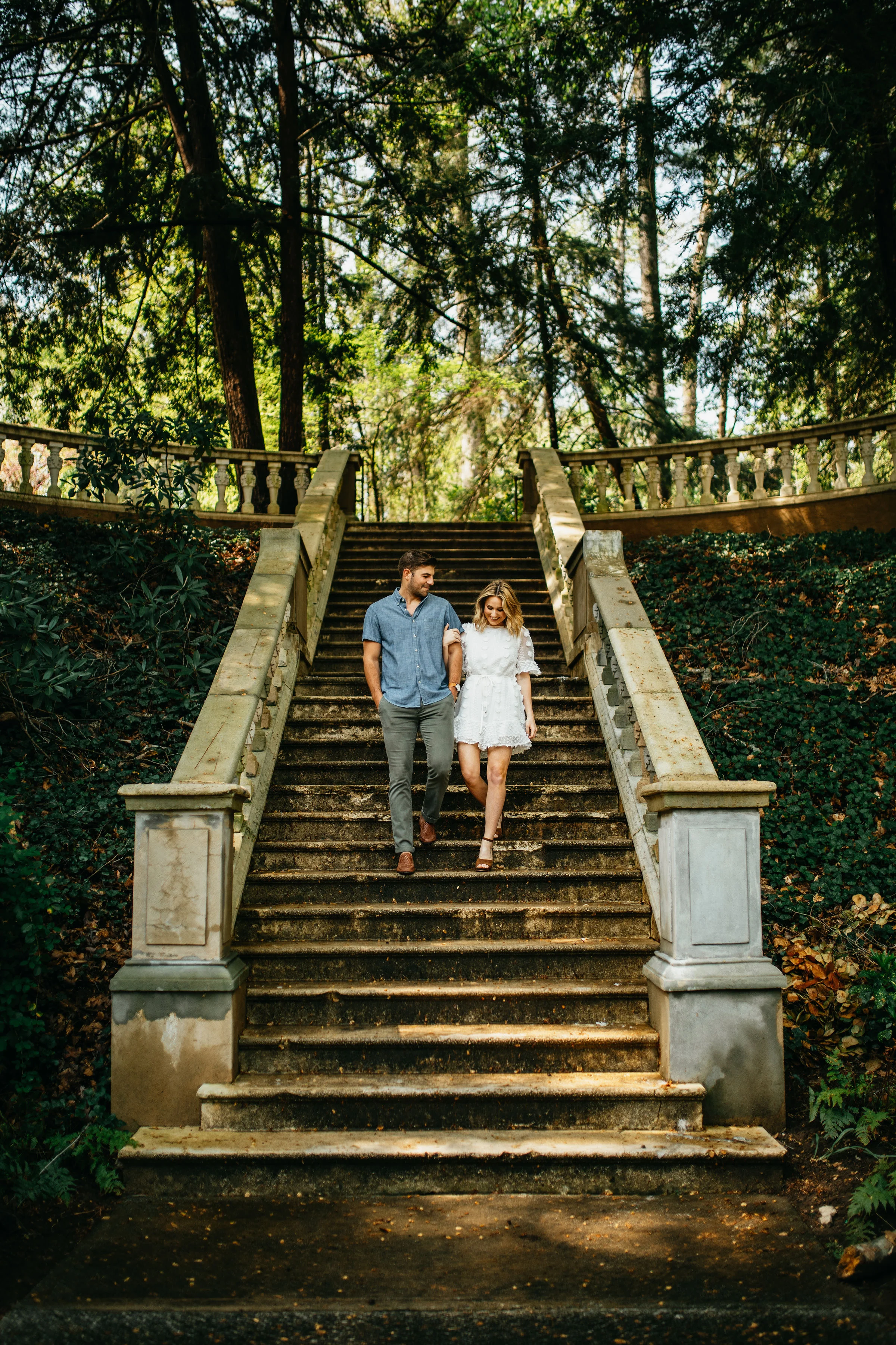 Atlanta Garden Engagement Photos