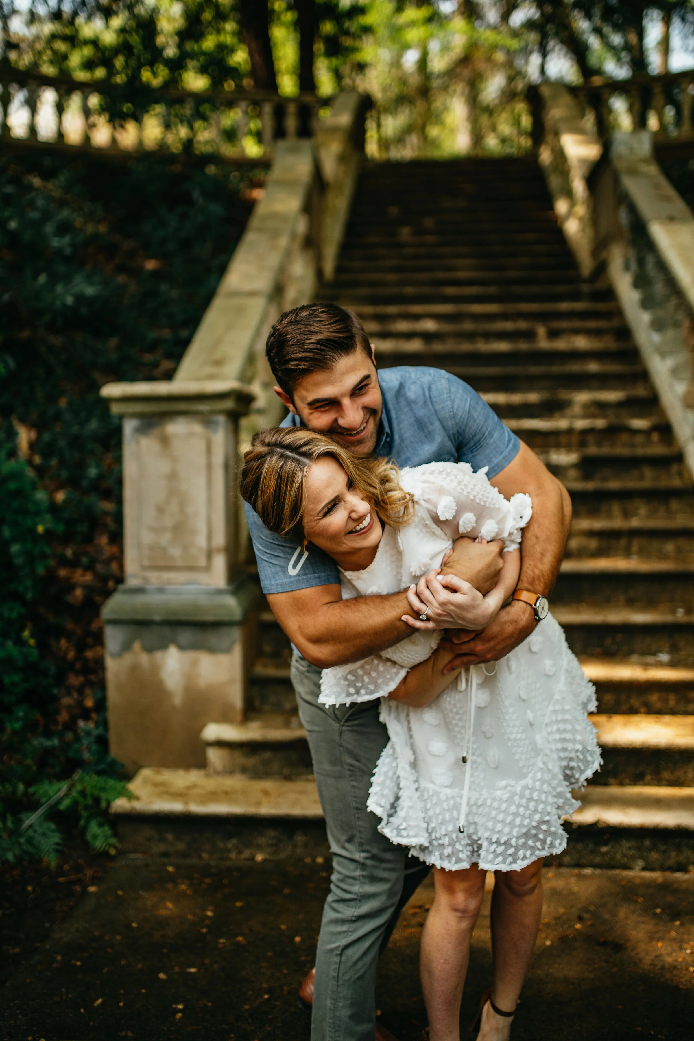 Snuggly Cute Engagement Photos