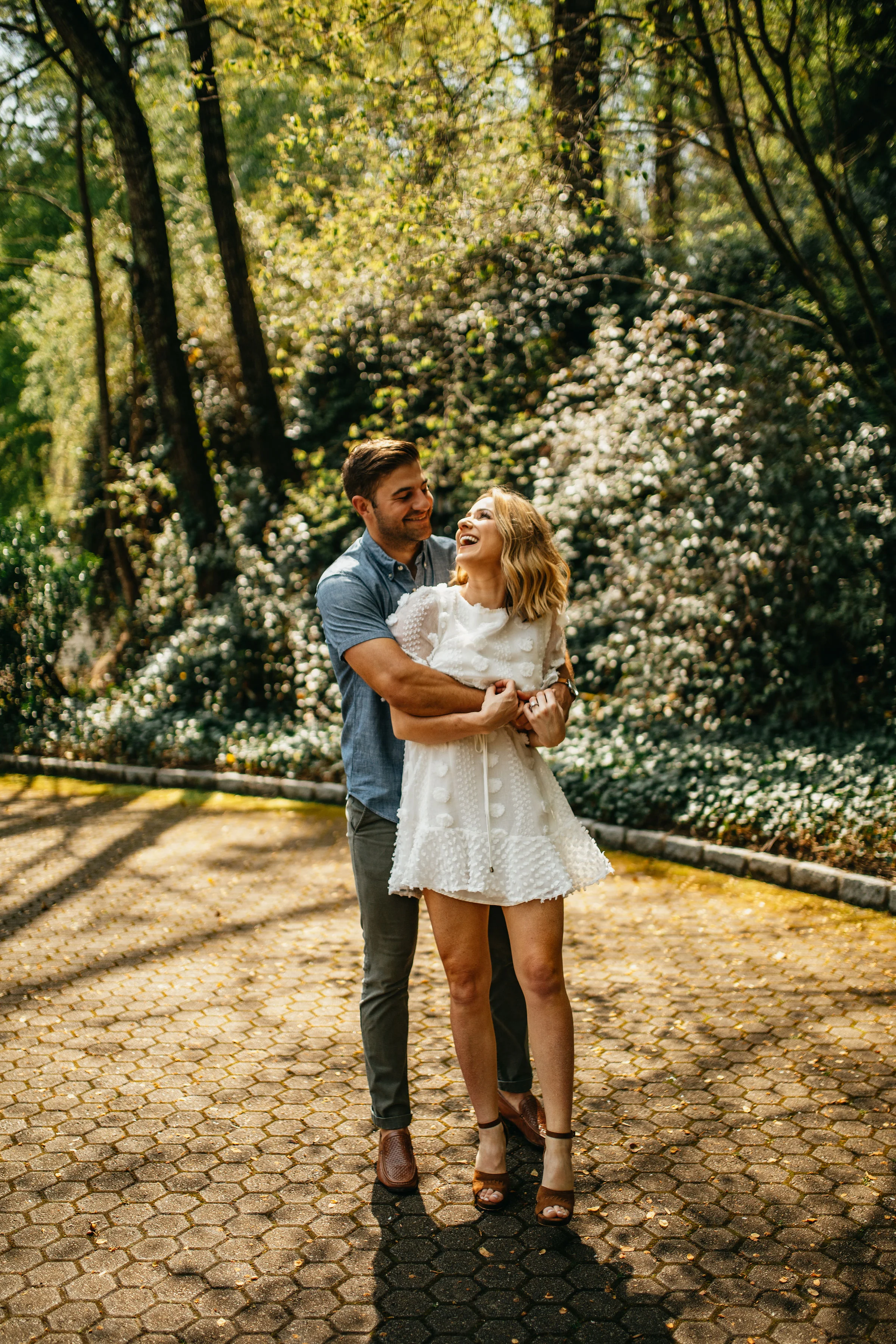 Beautiful Spring Atlanta Engagement Photos