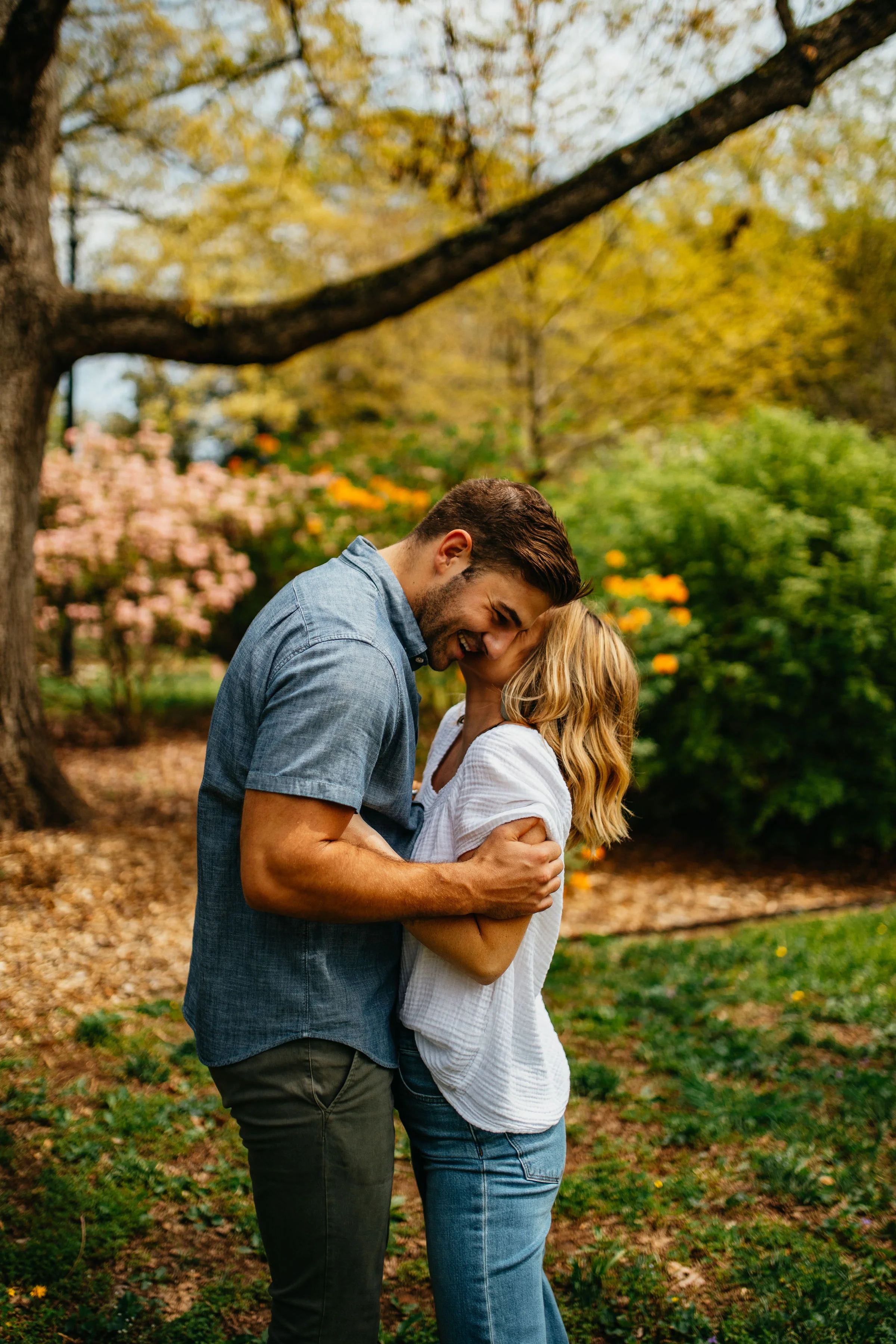 Flower Garden Engagement Session